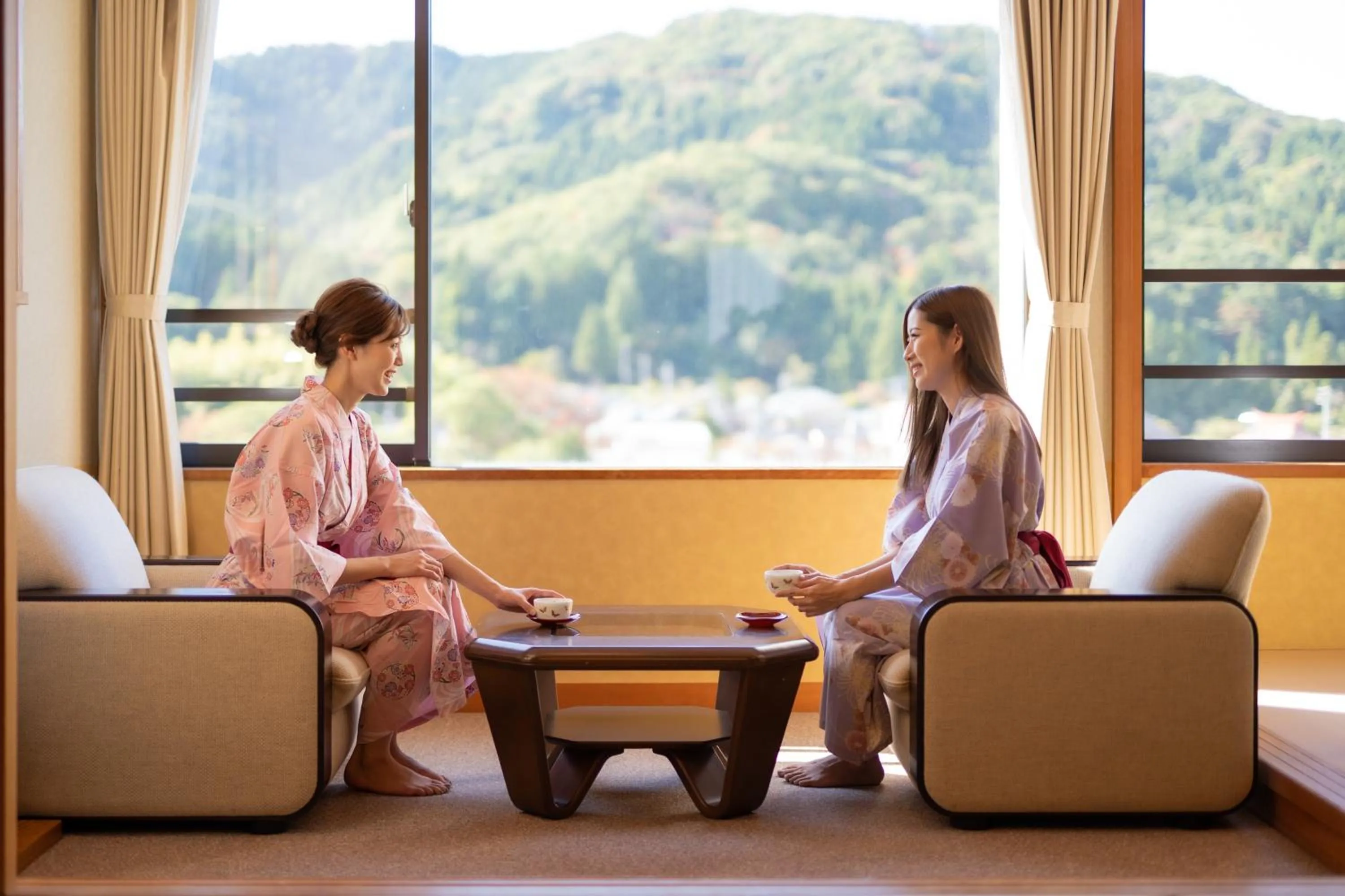 Day in Hotel Hoho "A hotel overlooking the Echigo Plain and the Yahiko mountain range" formerly Hotel Oohashi Yakata-no-Yu