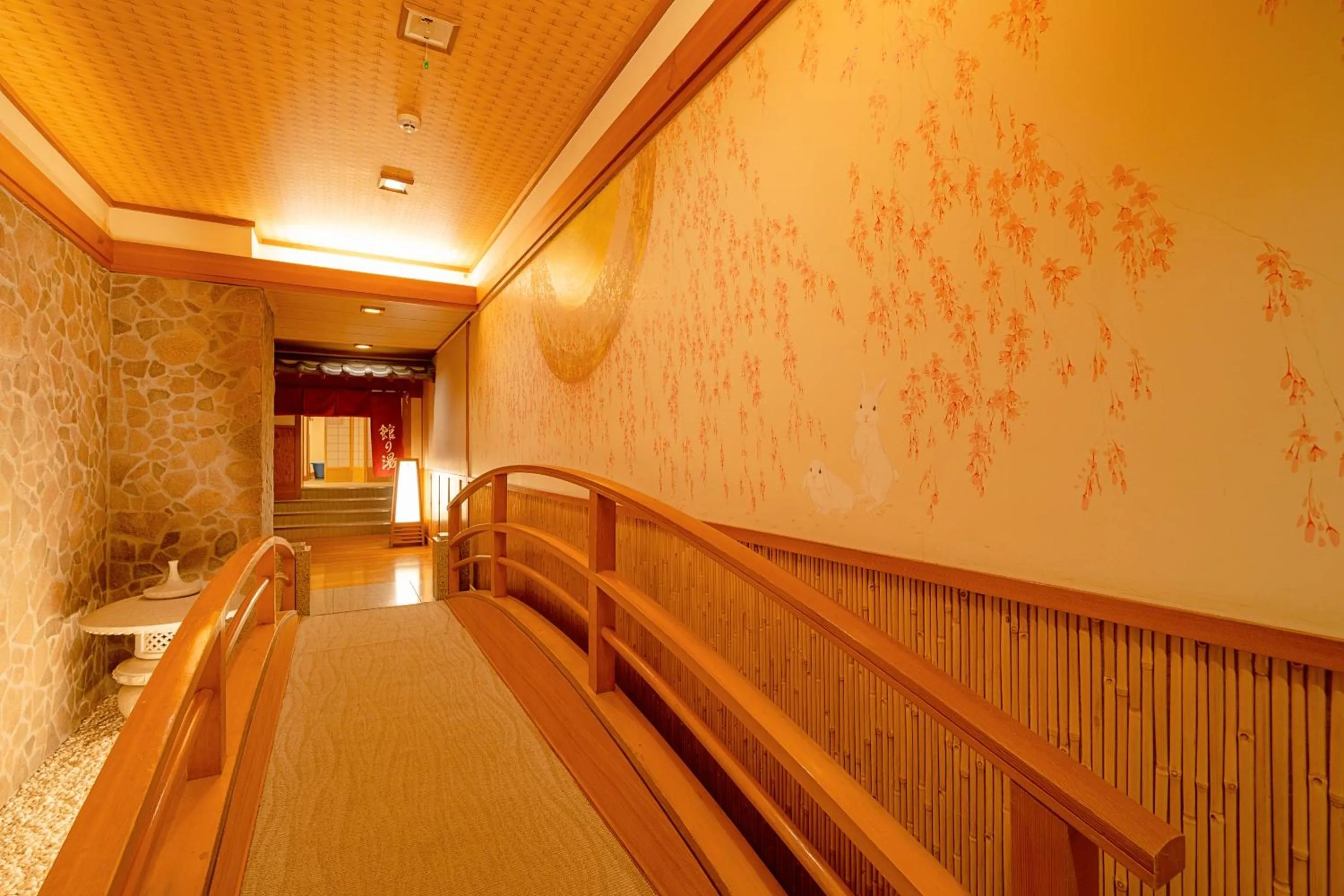 Decorative detail in Hotel Hoho "A hotel overlooking the Echigo Plain and the Yahiko mountain range" formerly Hotel Oohashi Yakata-no-Yu