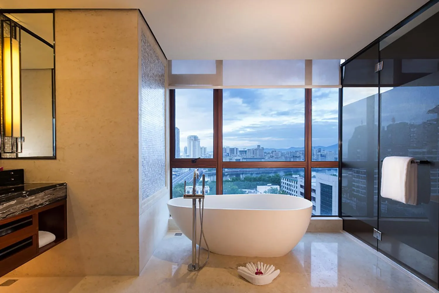 Mountain view in Crowne Plaza Sanya City Center by IHG