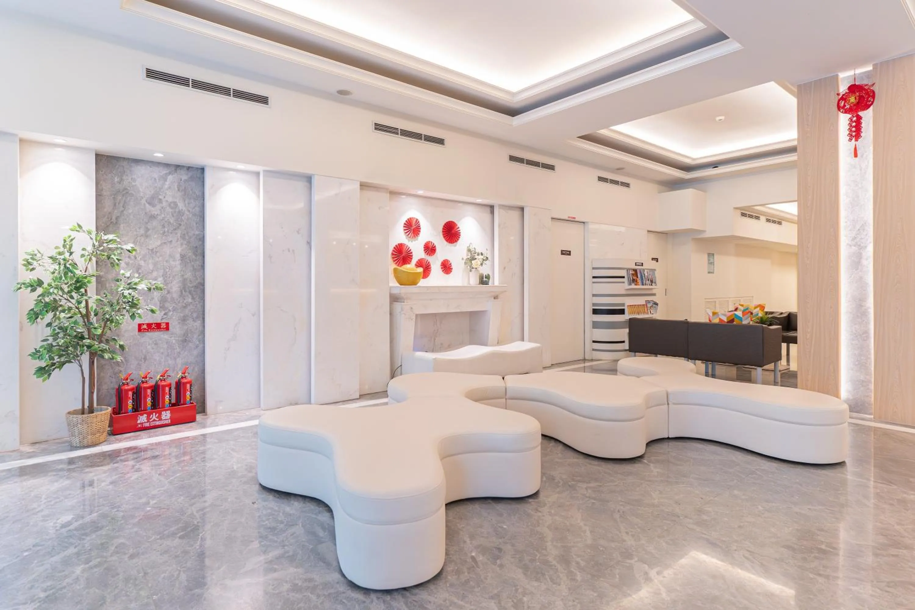 Seating area in Guide Hotel Kaohsiung Liuhe