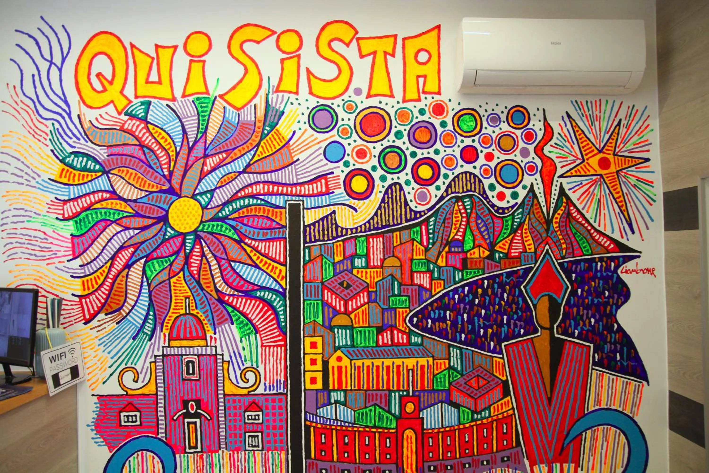 Text overlay in QuiSiSta