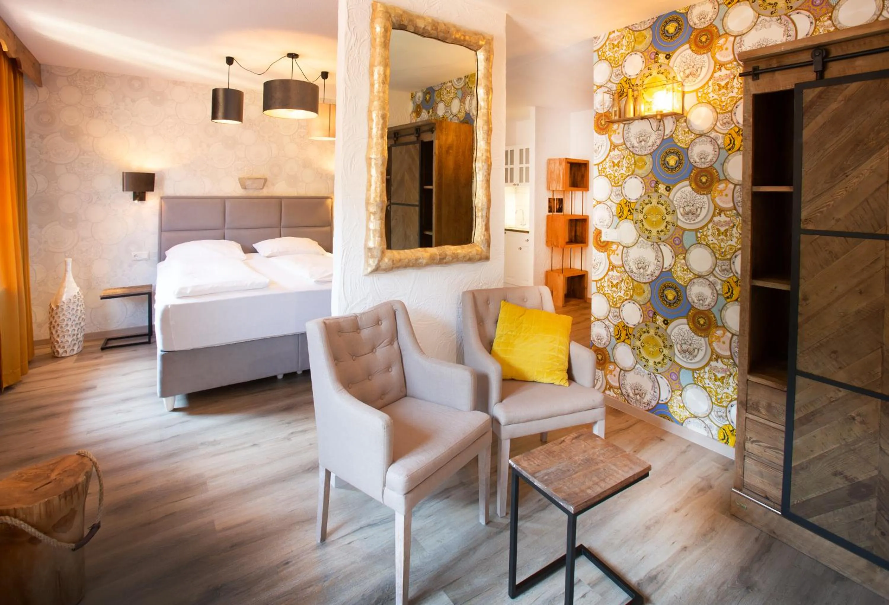 Bed in Hotel Hüttenmühle Hillscheid