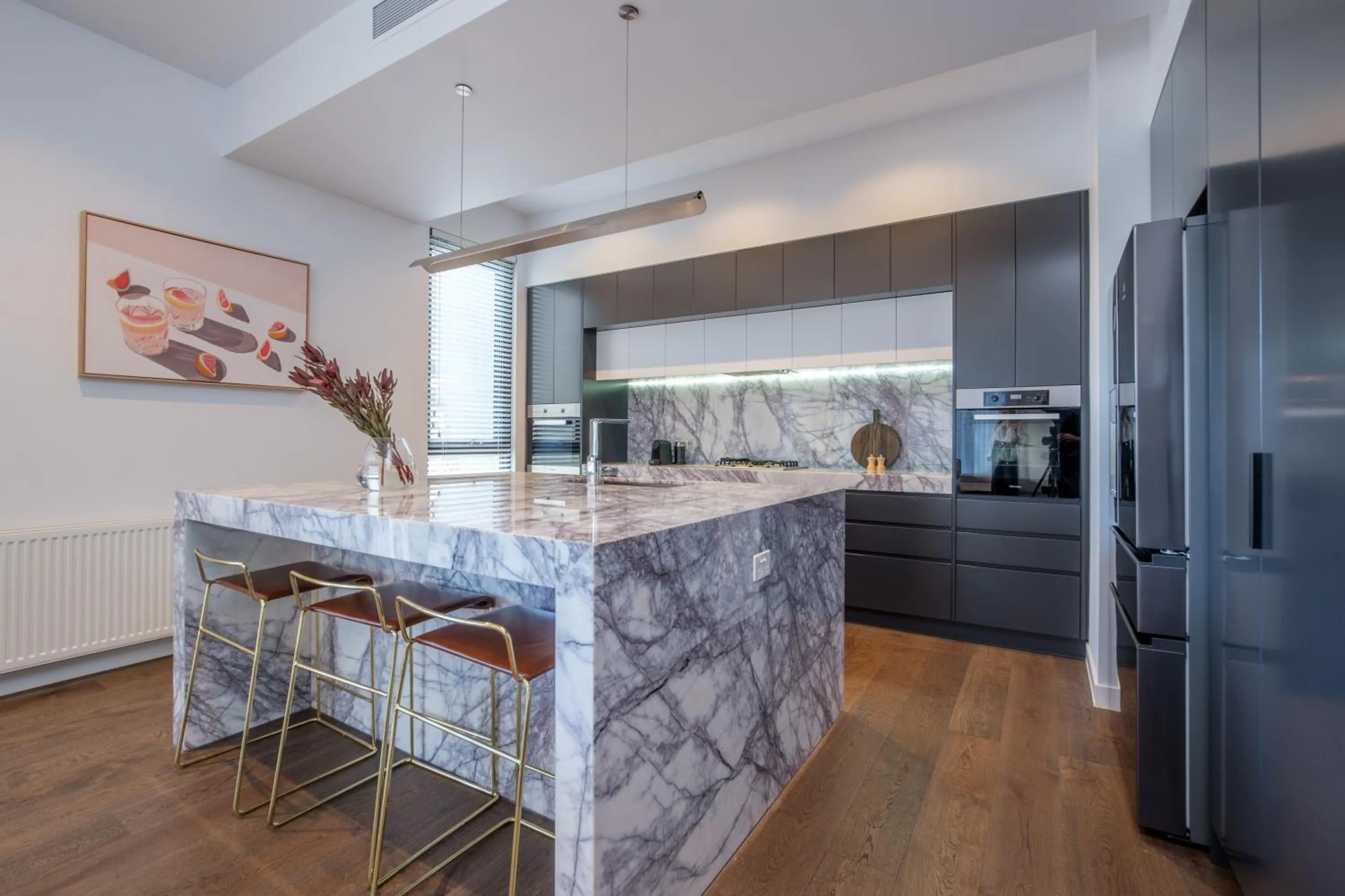 Kitchen or kitchenette in Hepburn Bathhouse & Spa Villas