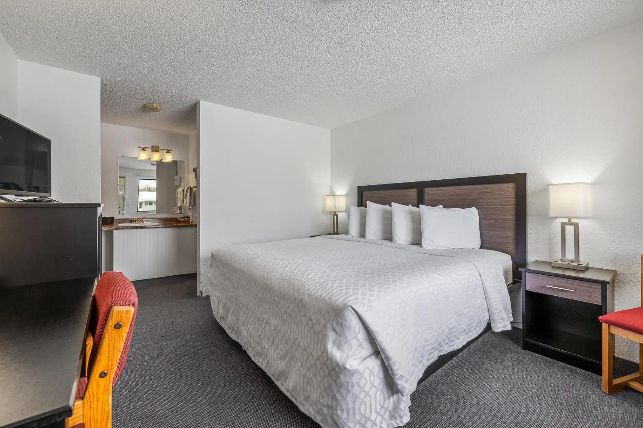 Bed in The Sturgis Motel