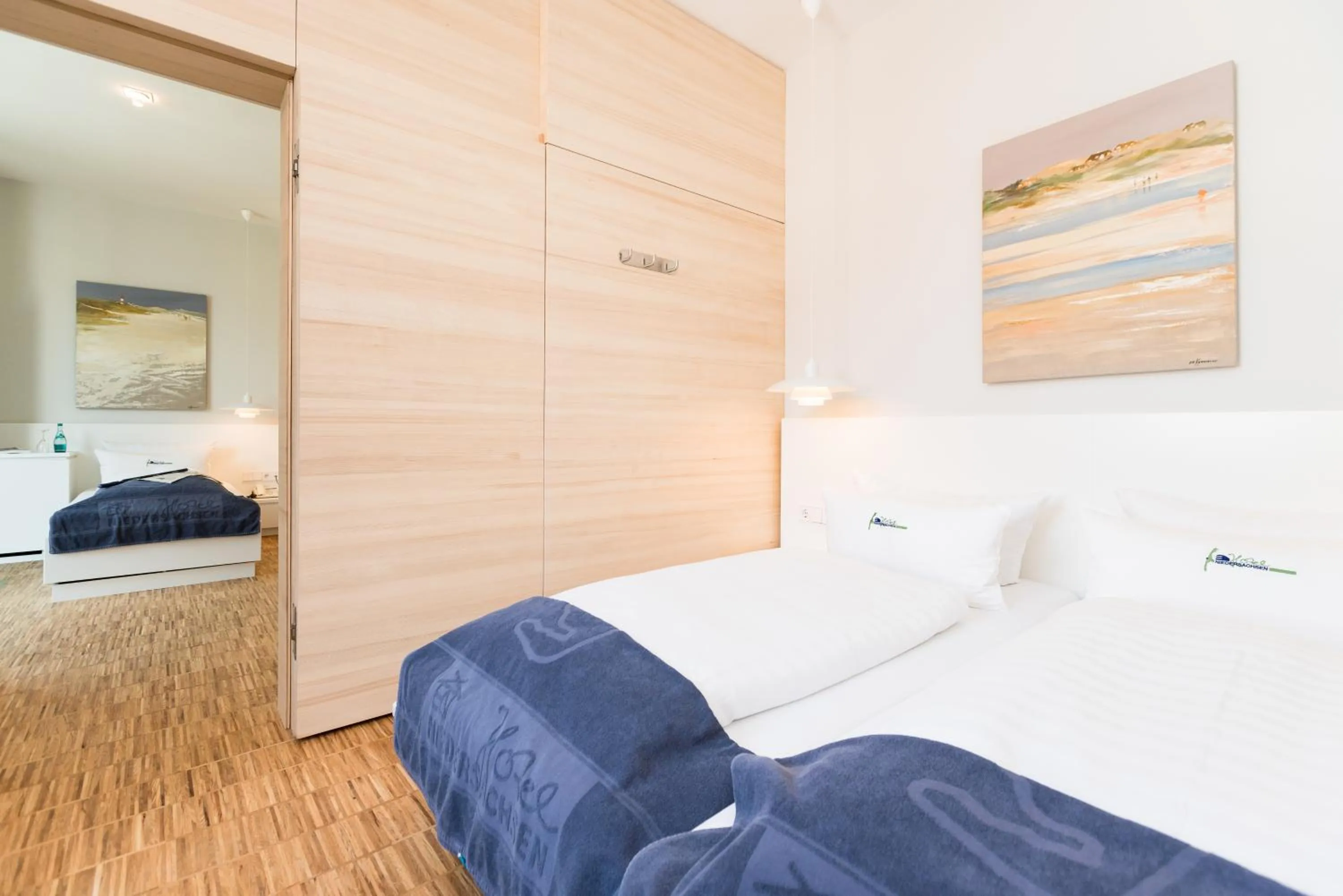 Photo of the whole room, Bed in Hotel Niedersachsen