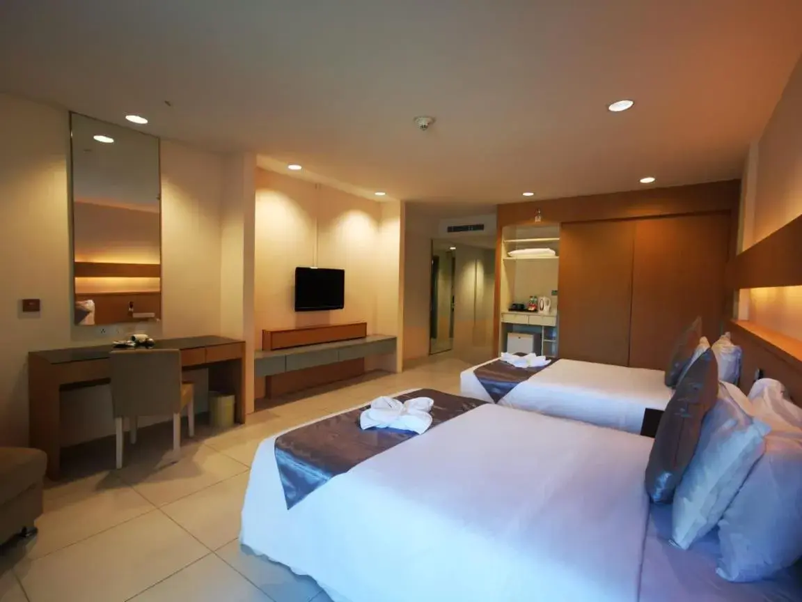 Bed in Century Langkasuka Resort Langkawi Bed in Century Langkasuka Resort Langkawi