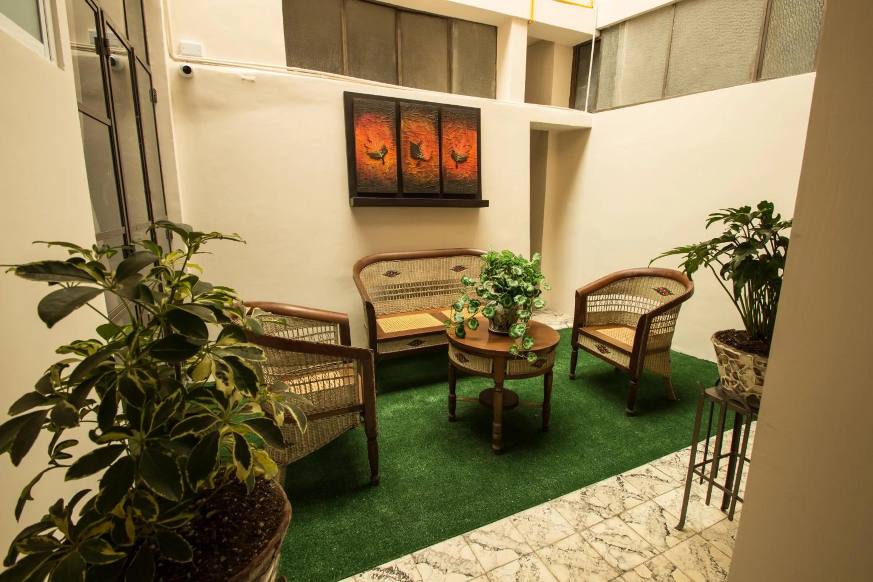 Patio in Casa de Juan Hostal