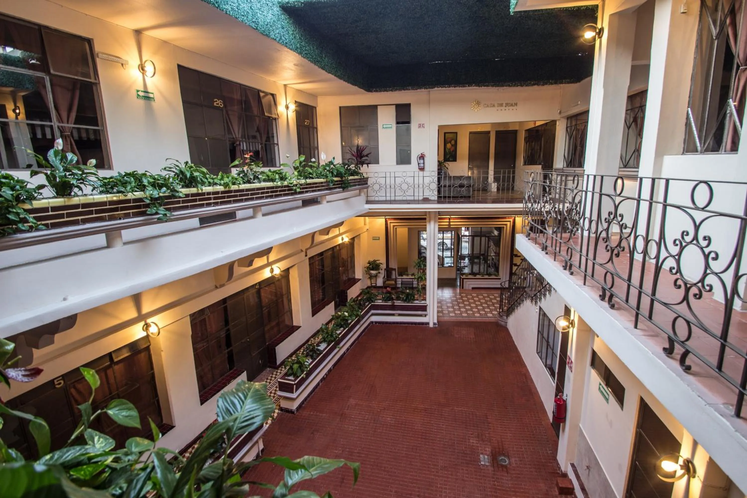 Patio in Casa de Juan Hostal