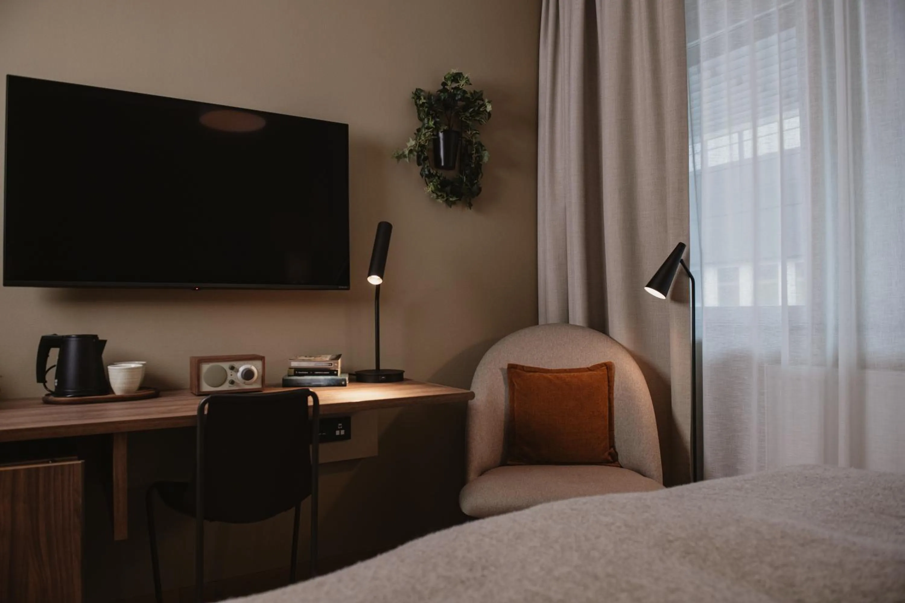 TV and multimedia, Bed in Home Hotel Mektagonen