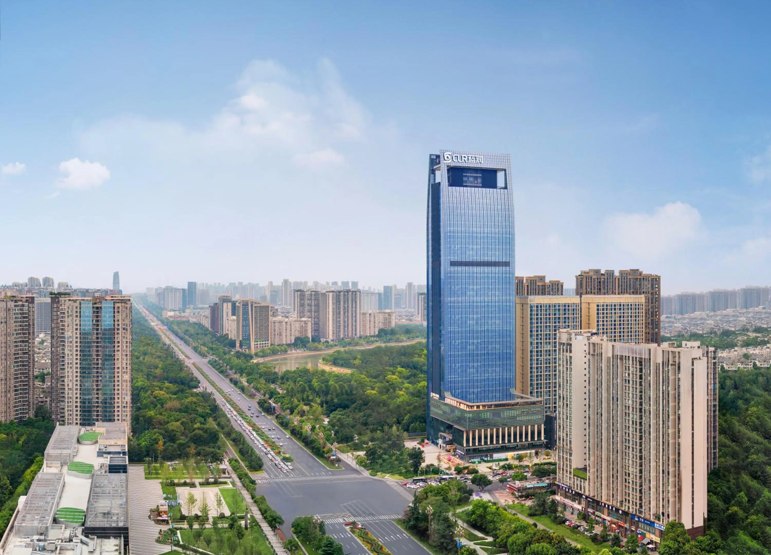 Property building in Projoy Hotel Tianfu