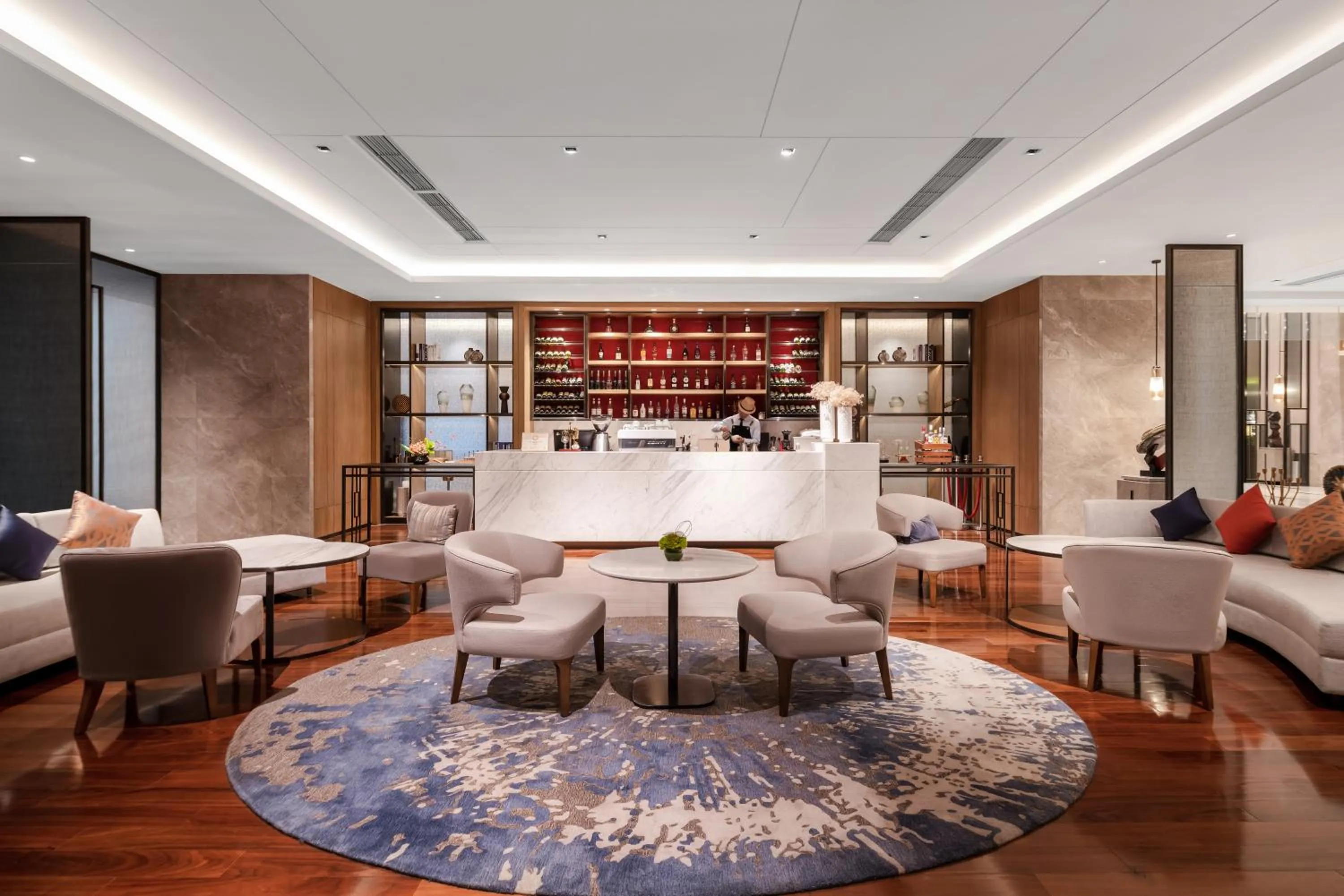 Lobby or reception in Projoy Hotel Tianfu