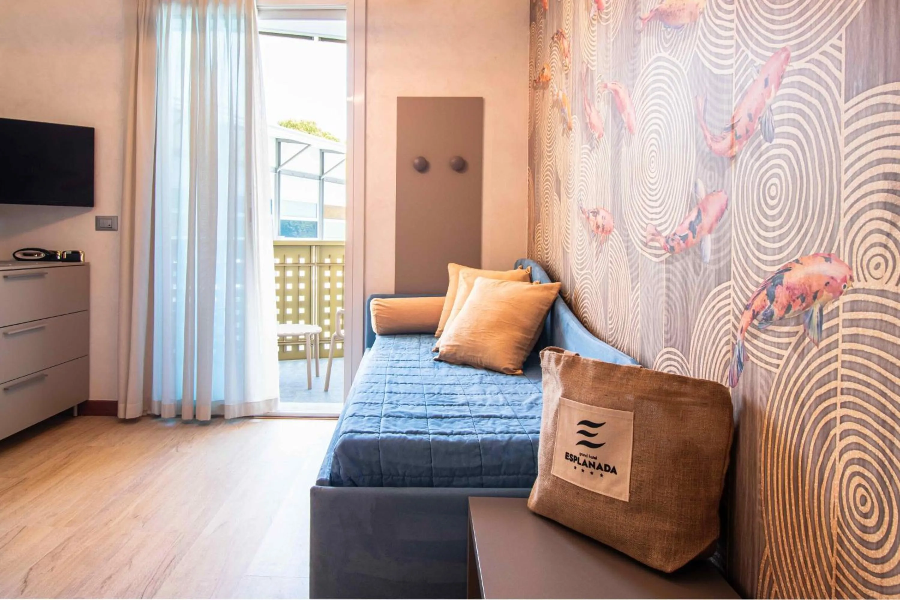 Bed in Grand Hotel Esplanada