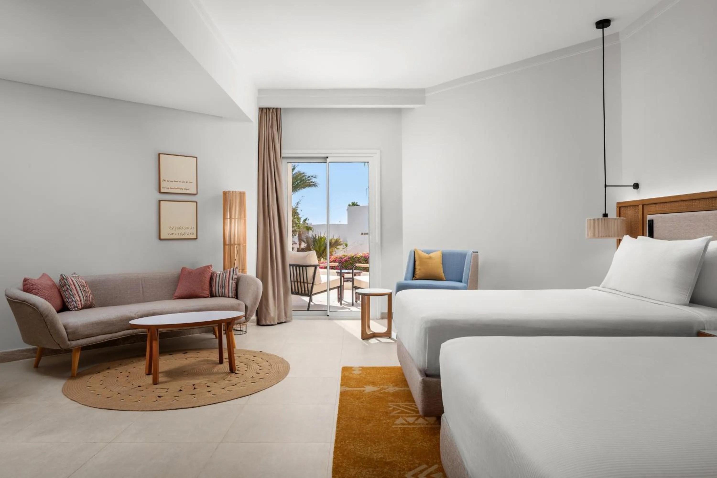 Photo of the whole room, Bed in DoubleTree by Hilton Sharks Bay Resort