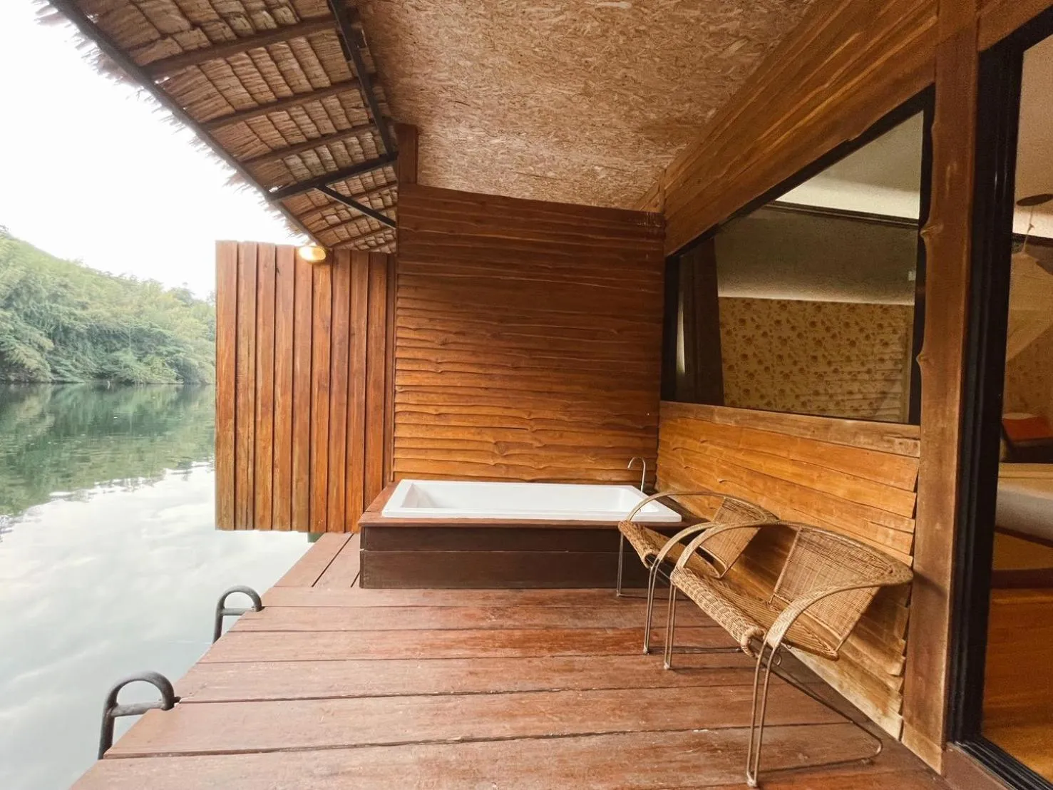 River view in The Hub Erawan Resort