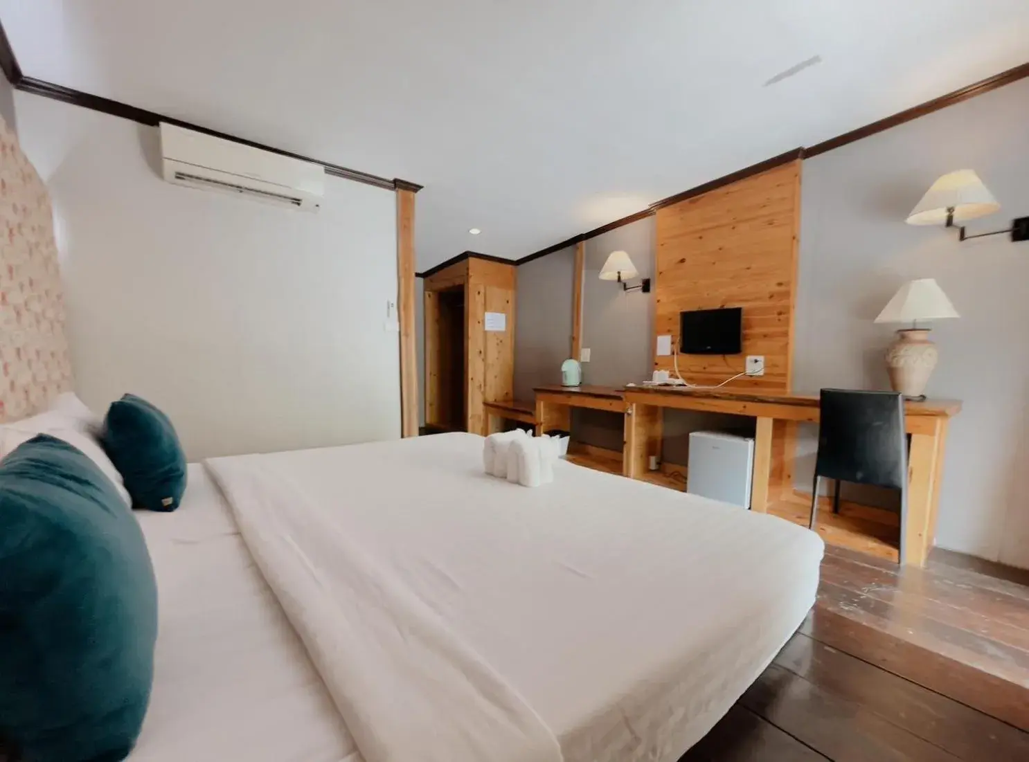 Bed in The Hub Erawan Resort Bed in The Hub Erawan Resort