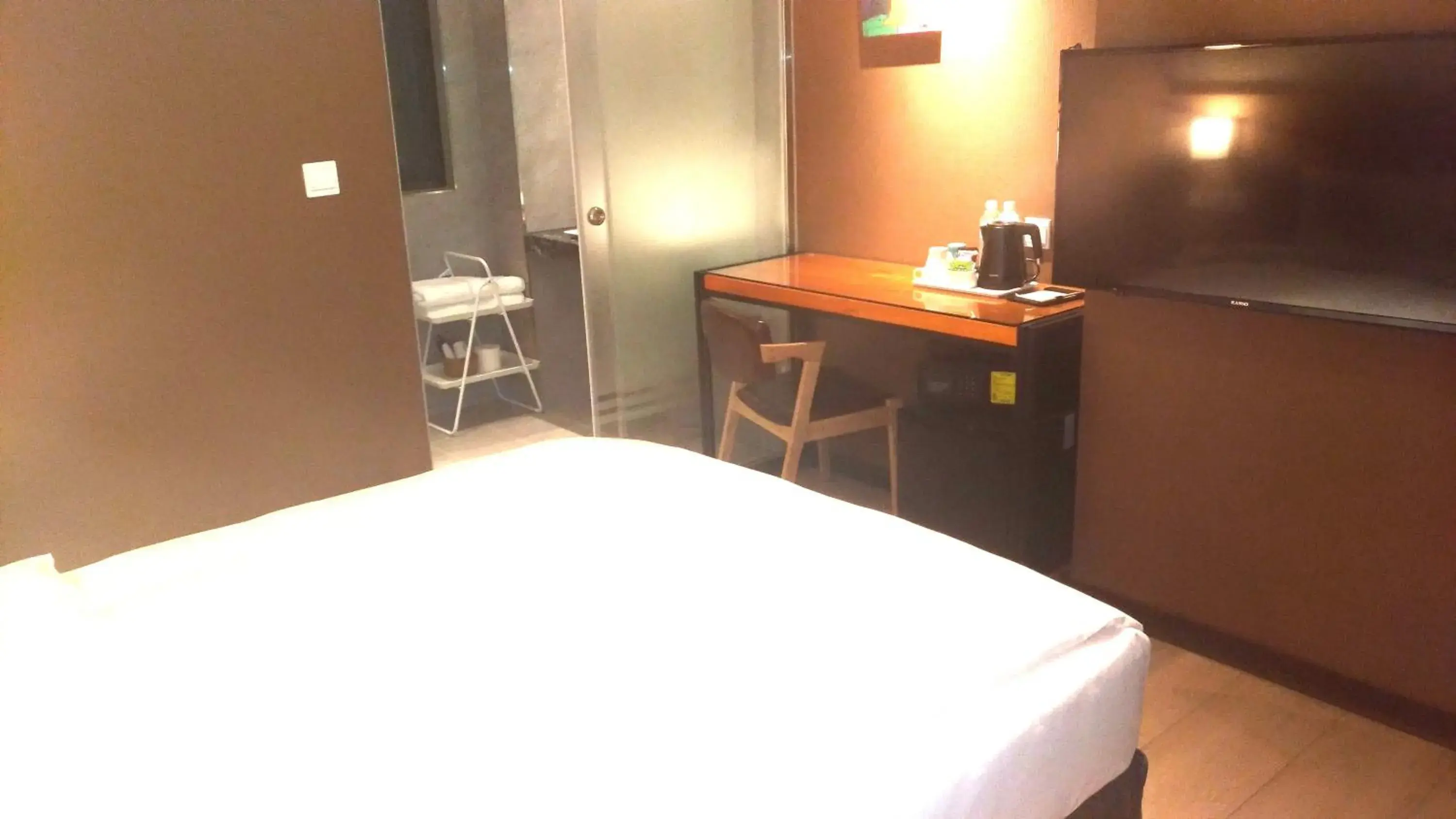 Bed in Lucky Apple Hotel Bed in Lucky Apple Hotel