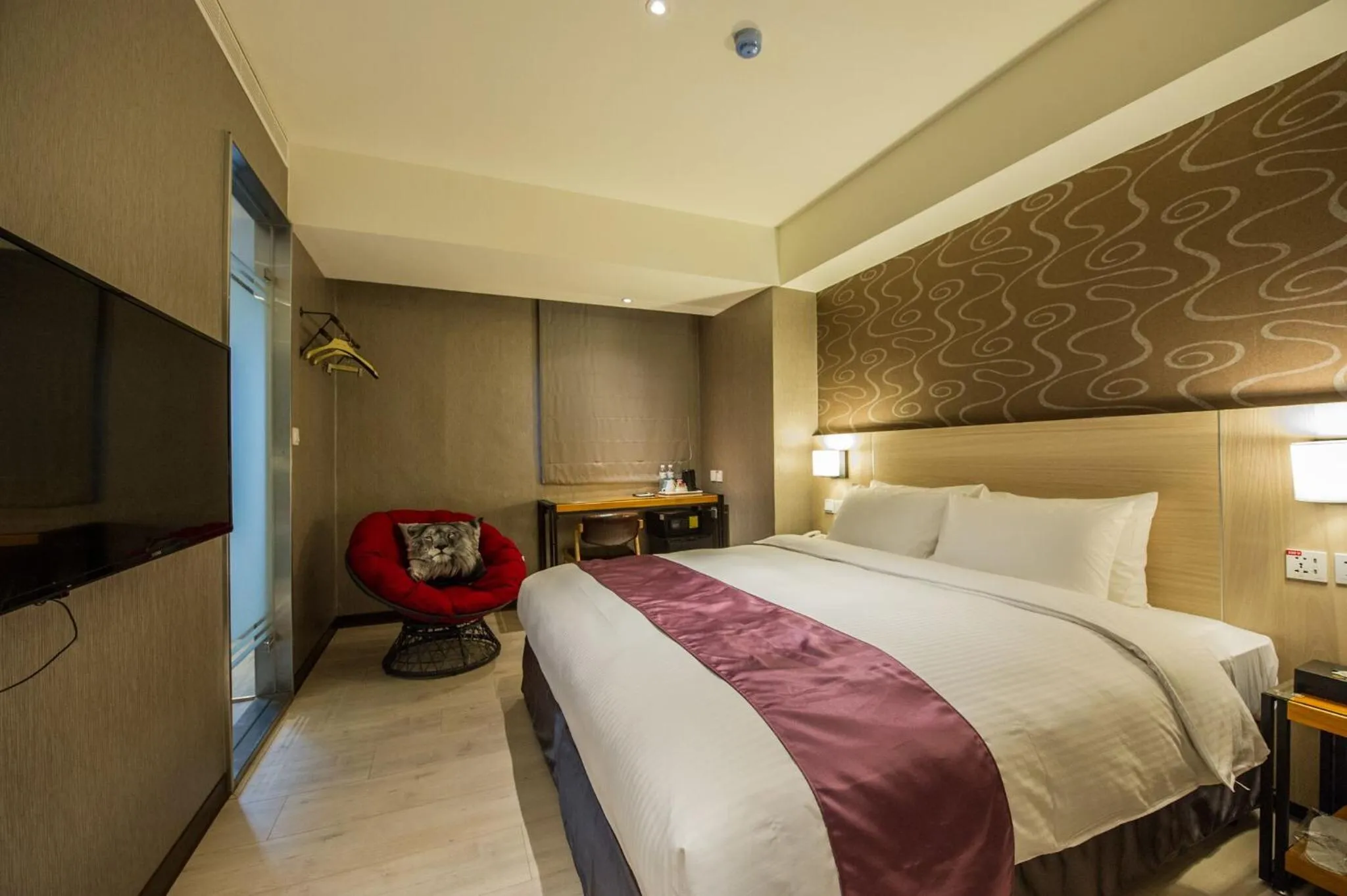 Bed in Lucky Apple Hotel