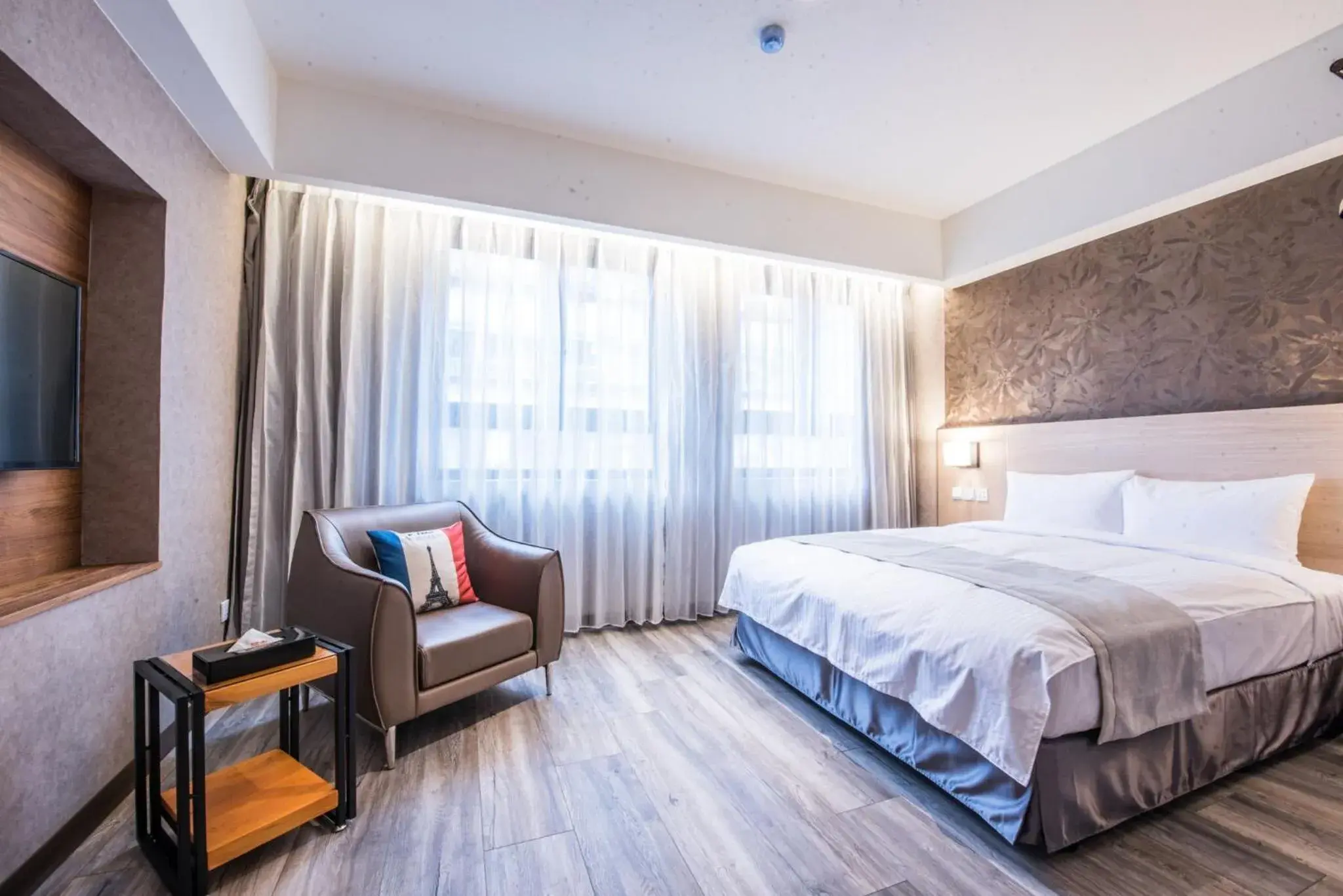 Bed in Lucky Apple Hotel Bed in Lucky Apple Hotel