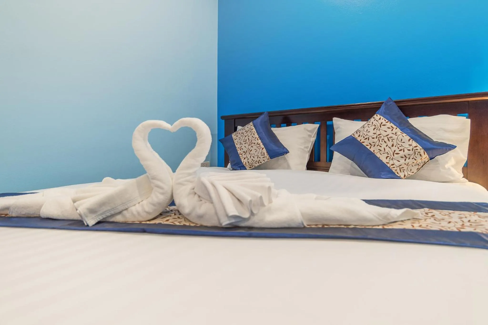 Bed in De Nathai Private Pool Villa