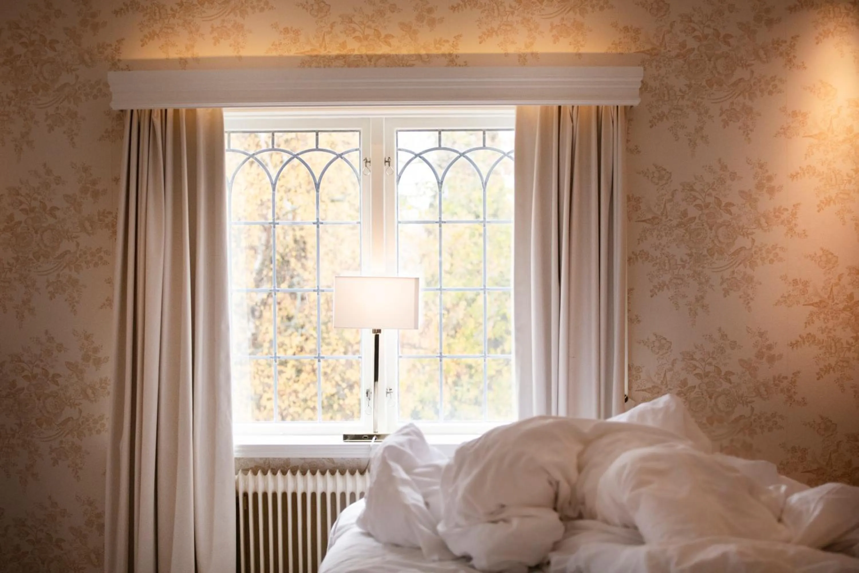 Bed in Åkerblads Hotell Gästgiveri Spa