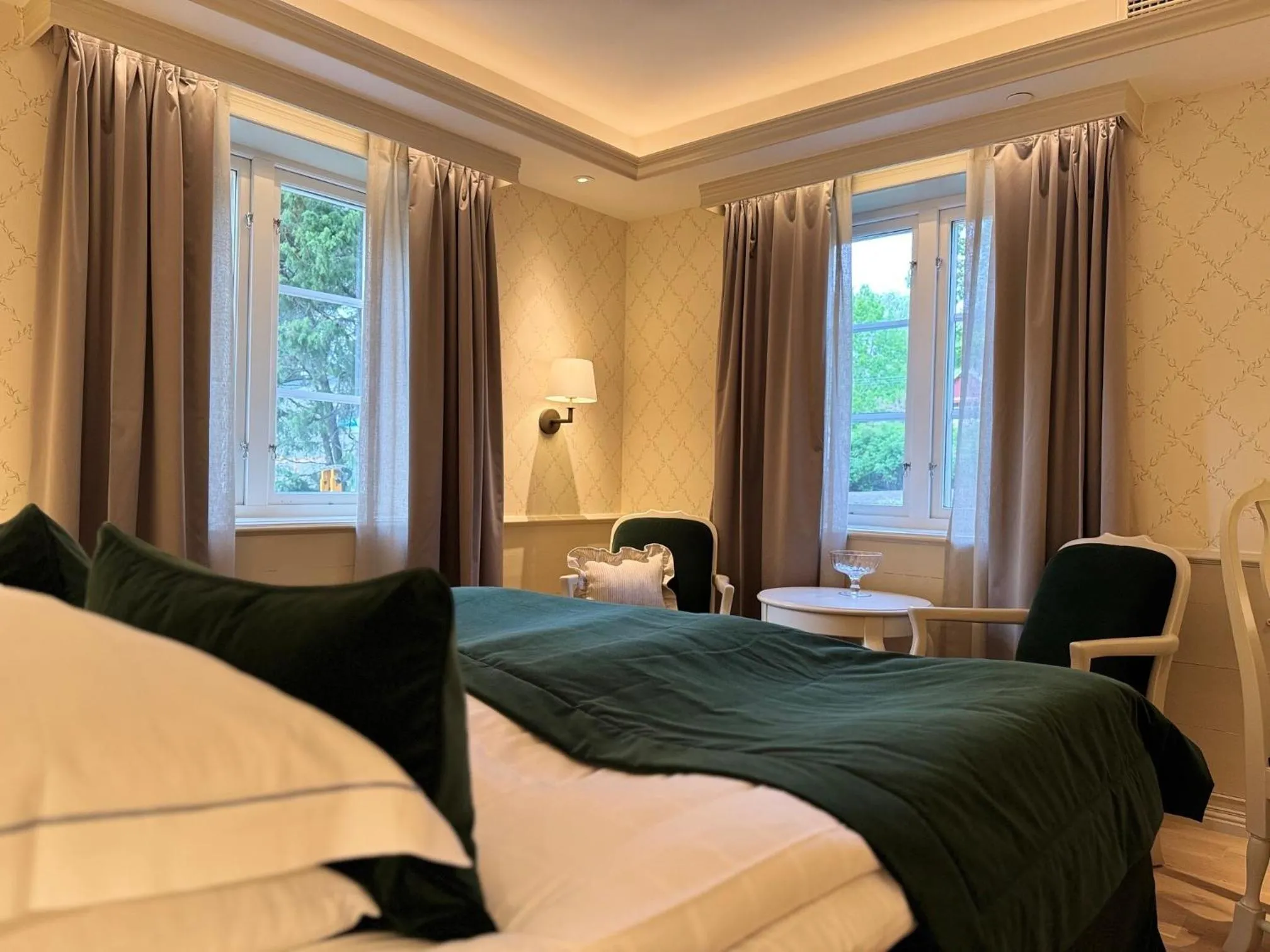 Bed in Åkerblads Hotell Gästgiveri Spa