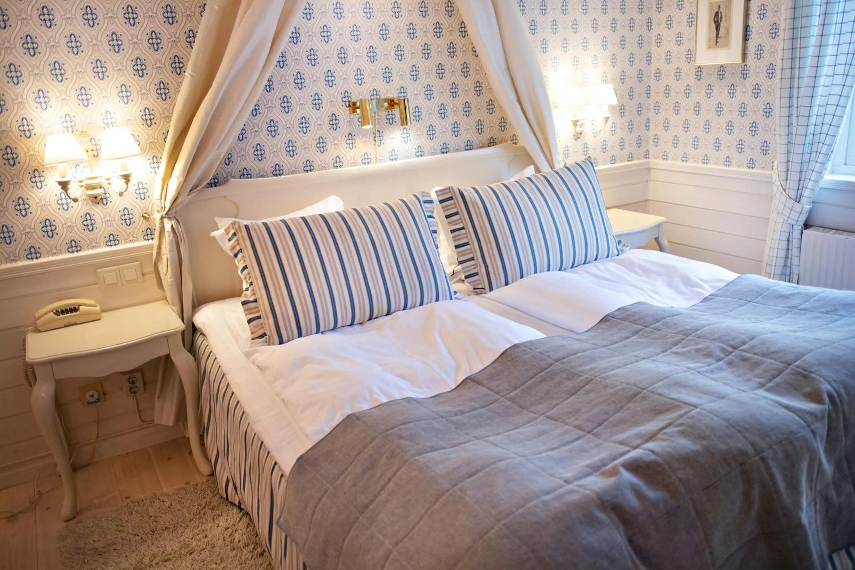 Bed in Åkerblads Hotell Gästgiveri Spa