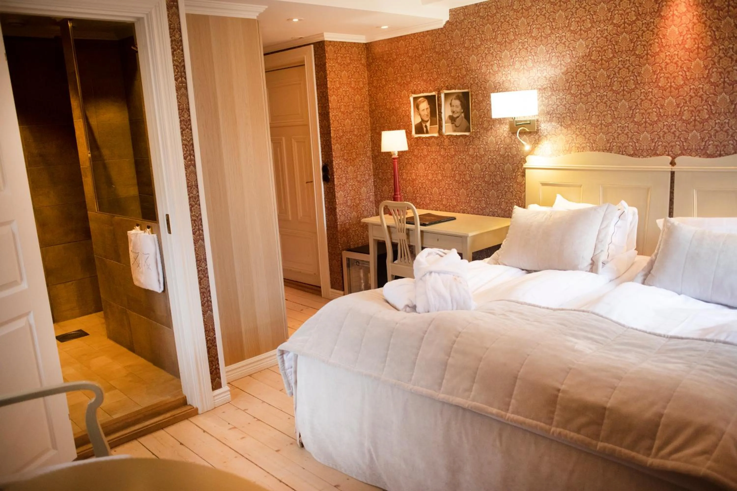 Bed in Åkerblads Hotell Gästgiveri Spa