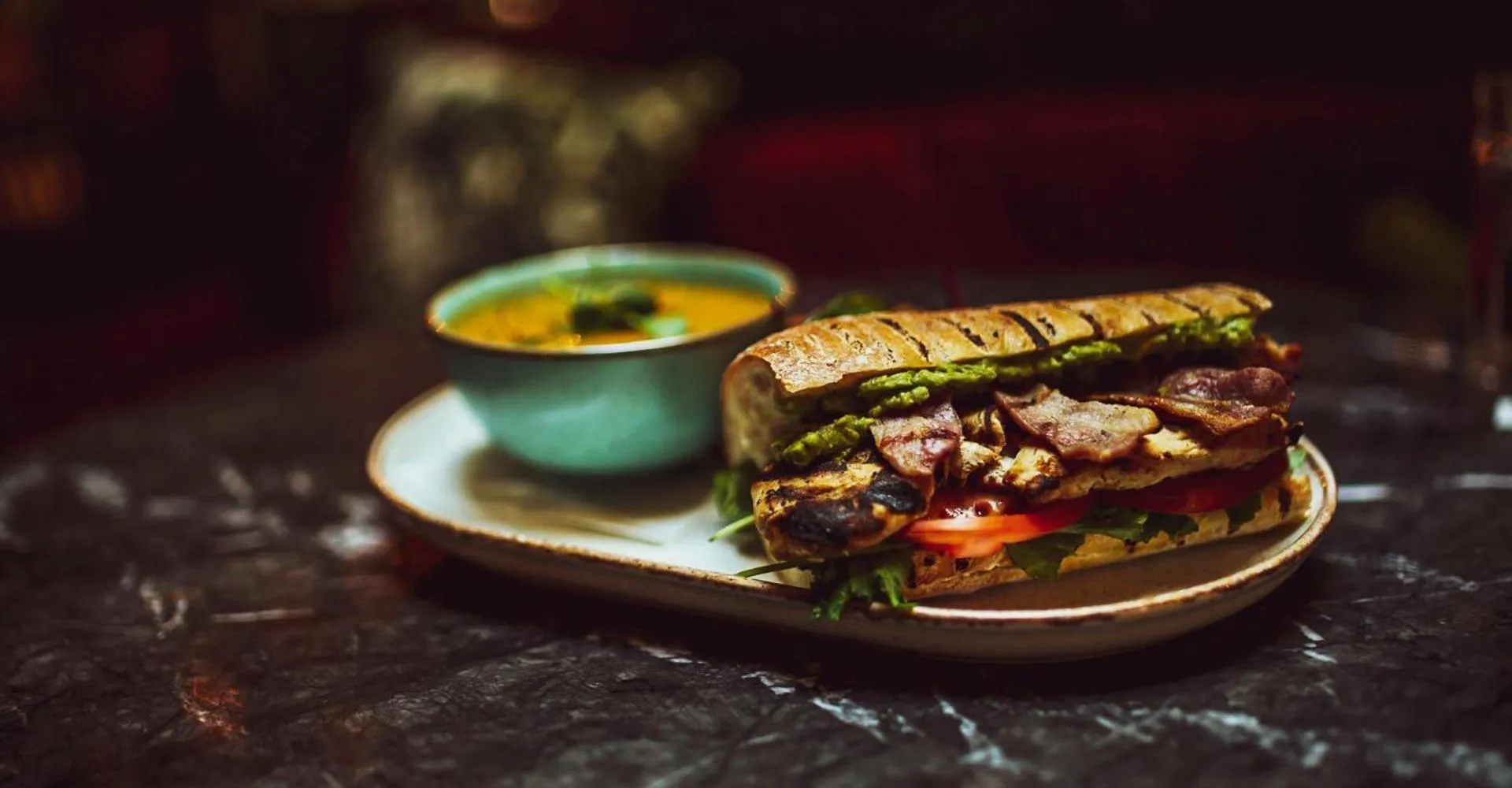 Food close-up in Marlin Hotel Stephens Green