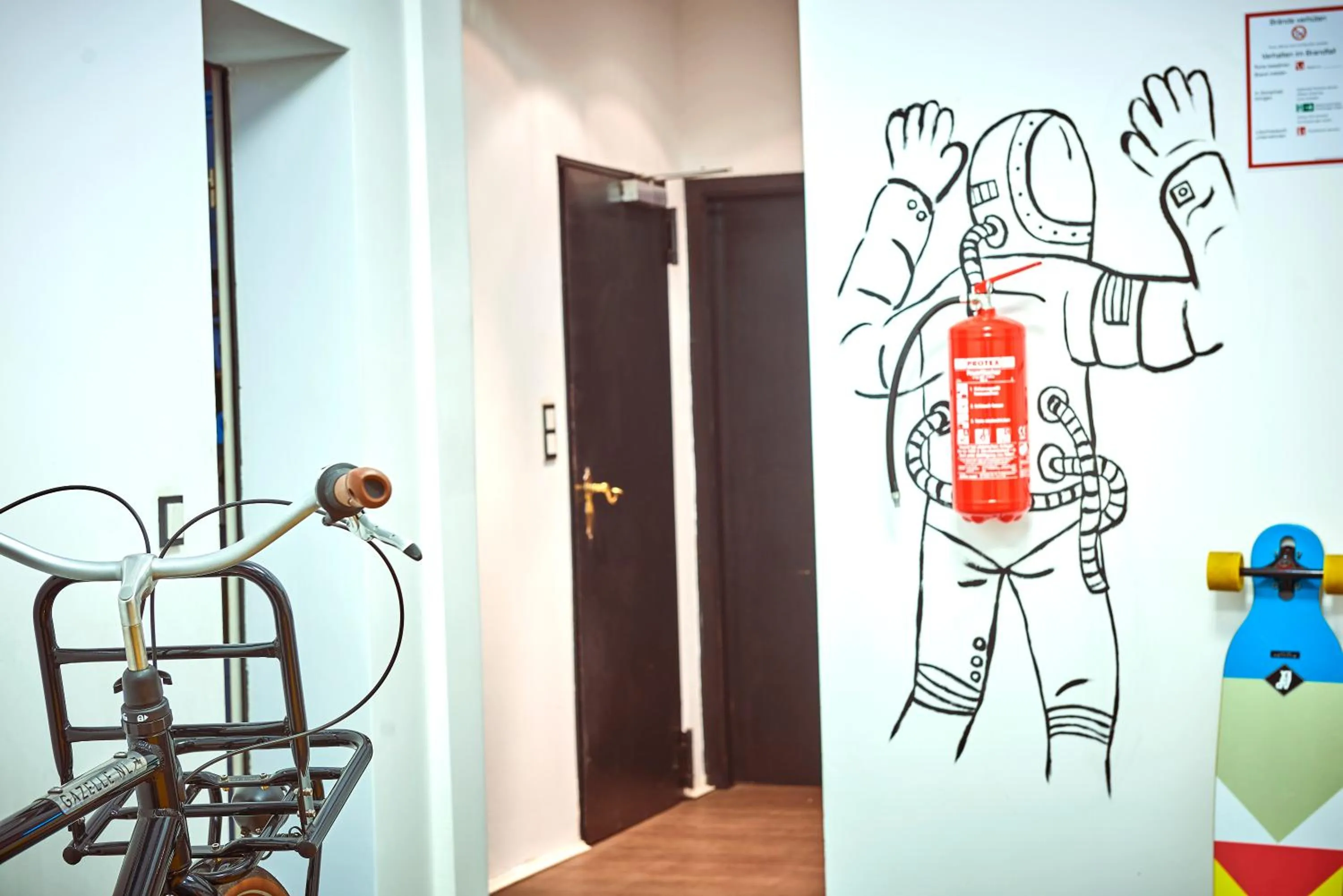 Decorative detail in SCHLAFGUT! HOTEL-WILL.ICH Garni