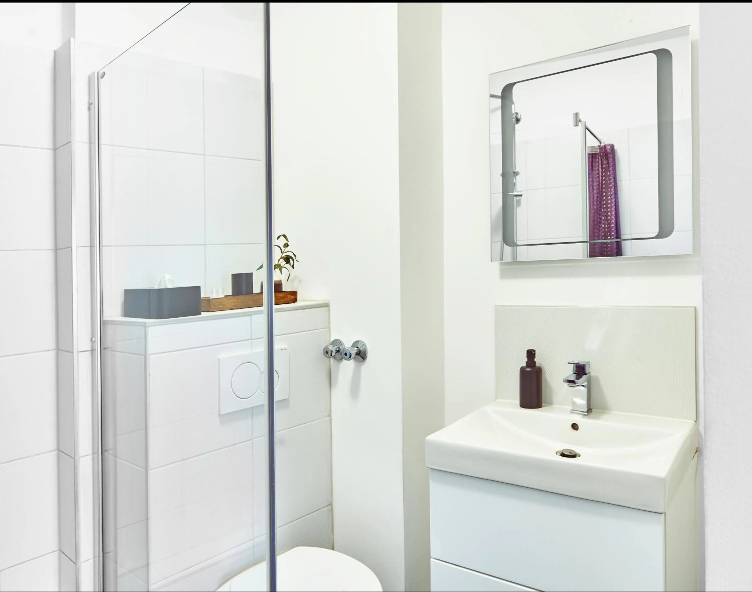 Bathroom in SCHLAFGUT! HOTEL-WILL.ICH Garni