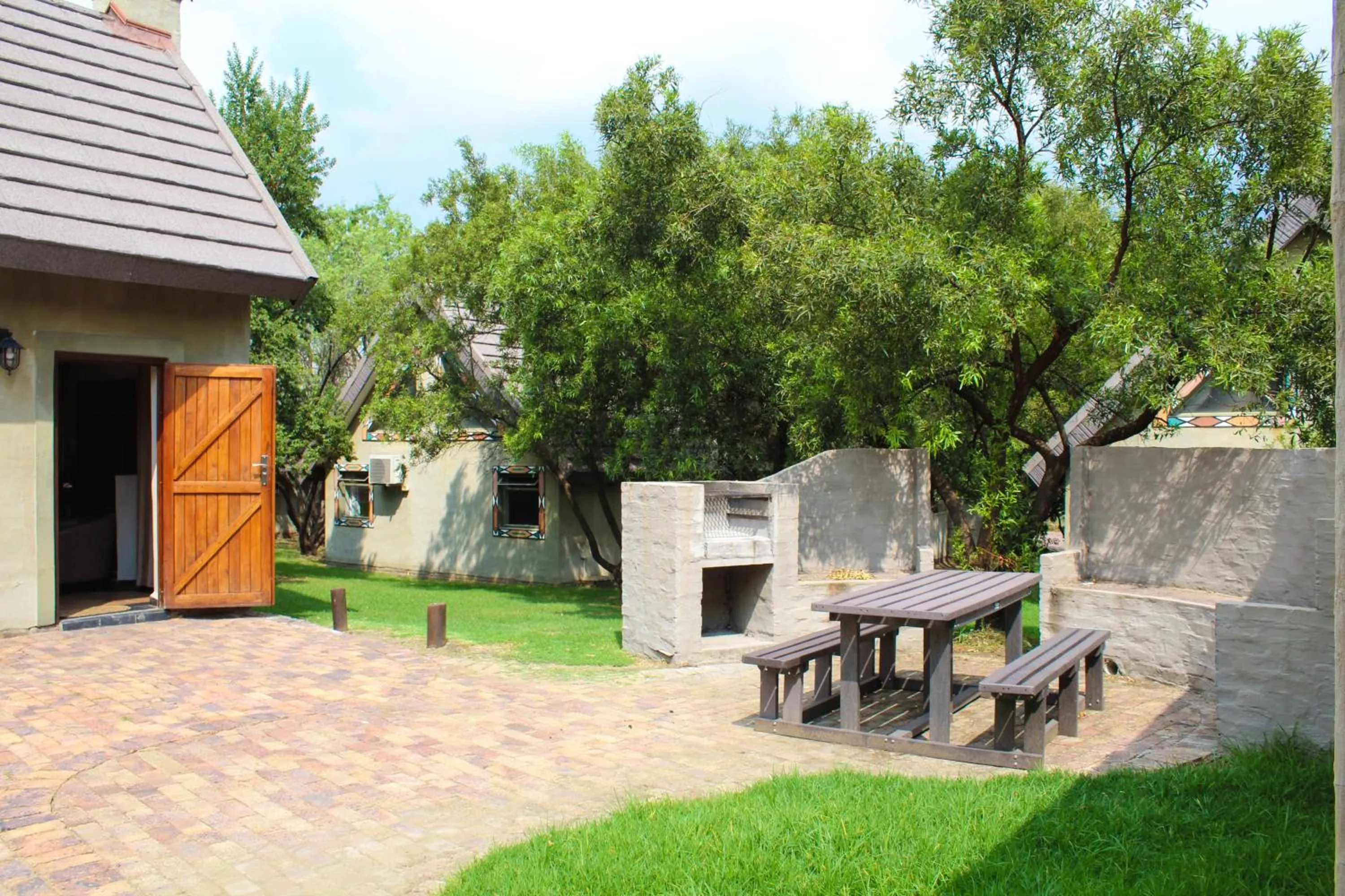 Patio in Umuzi Lodge