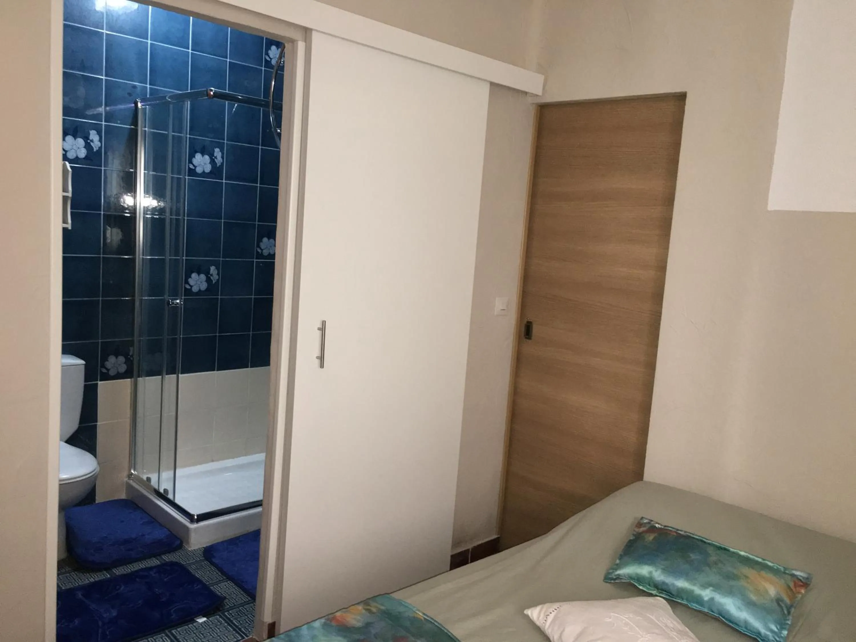 Shower, Bed in Casa Rural Paloma