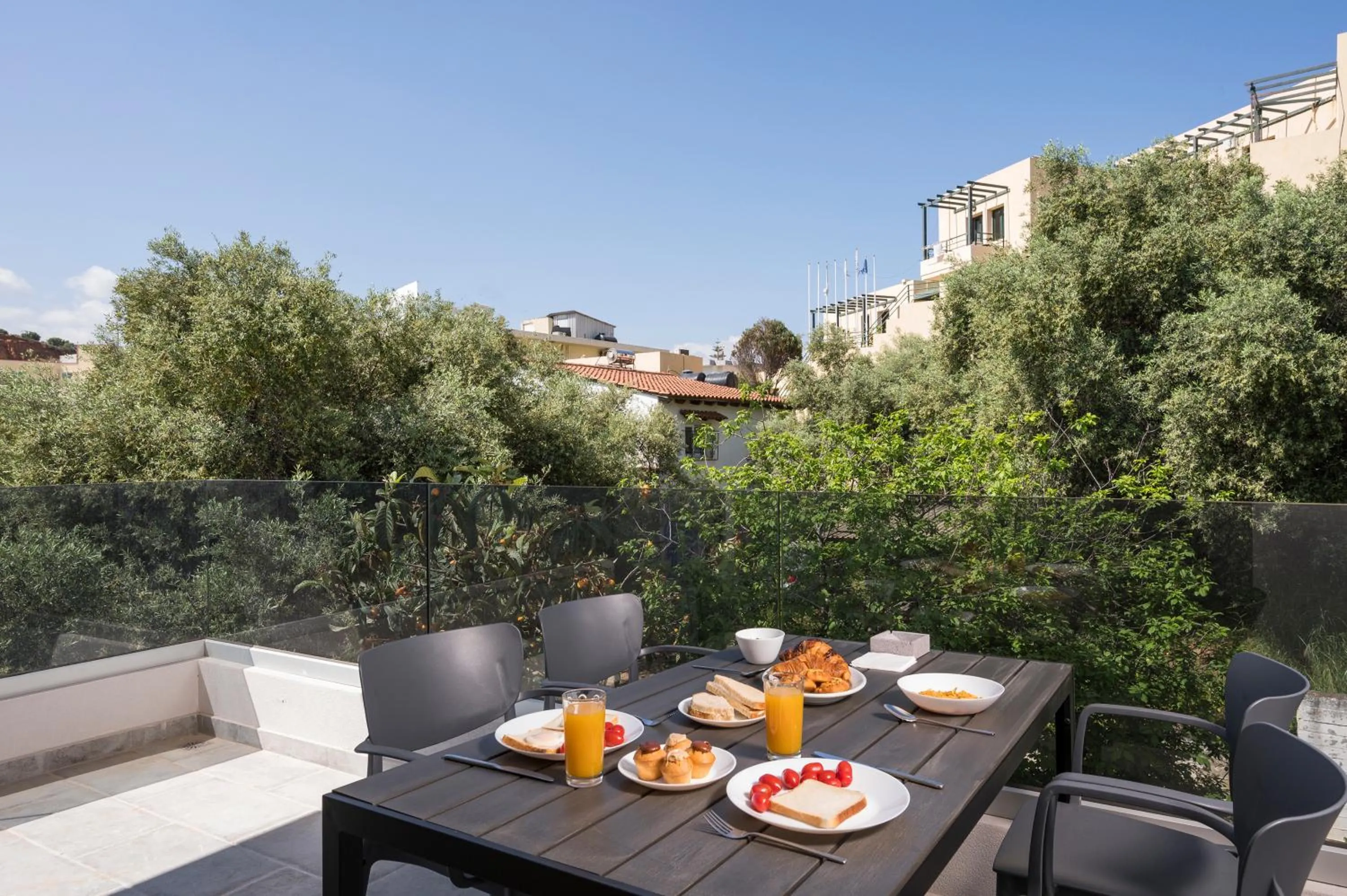 Garden in Aequor Luxury Rooms & Apartments