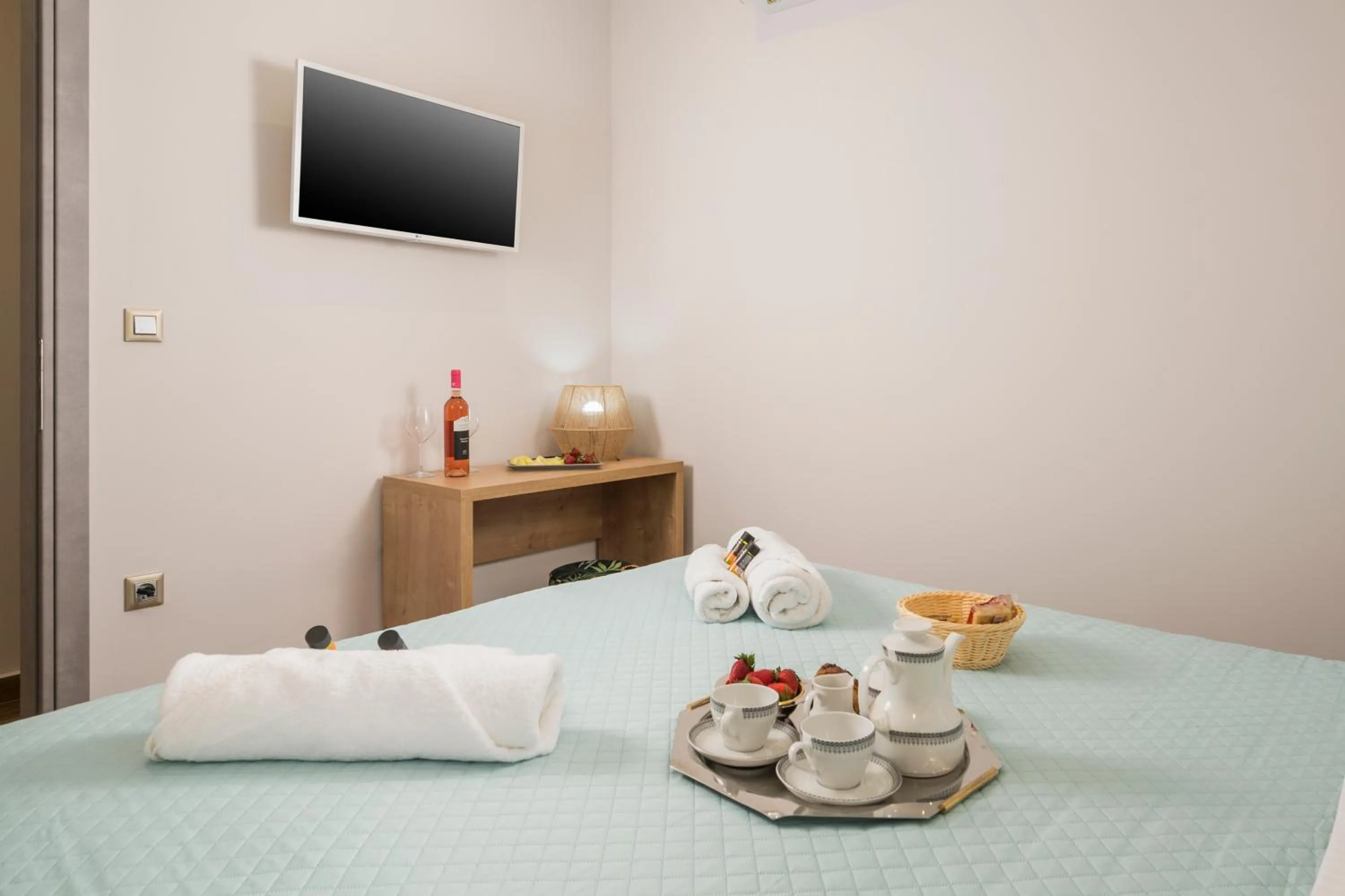 Bed in Aequor Luxury Rooms & Apartments