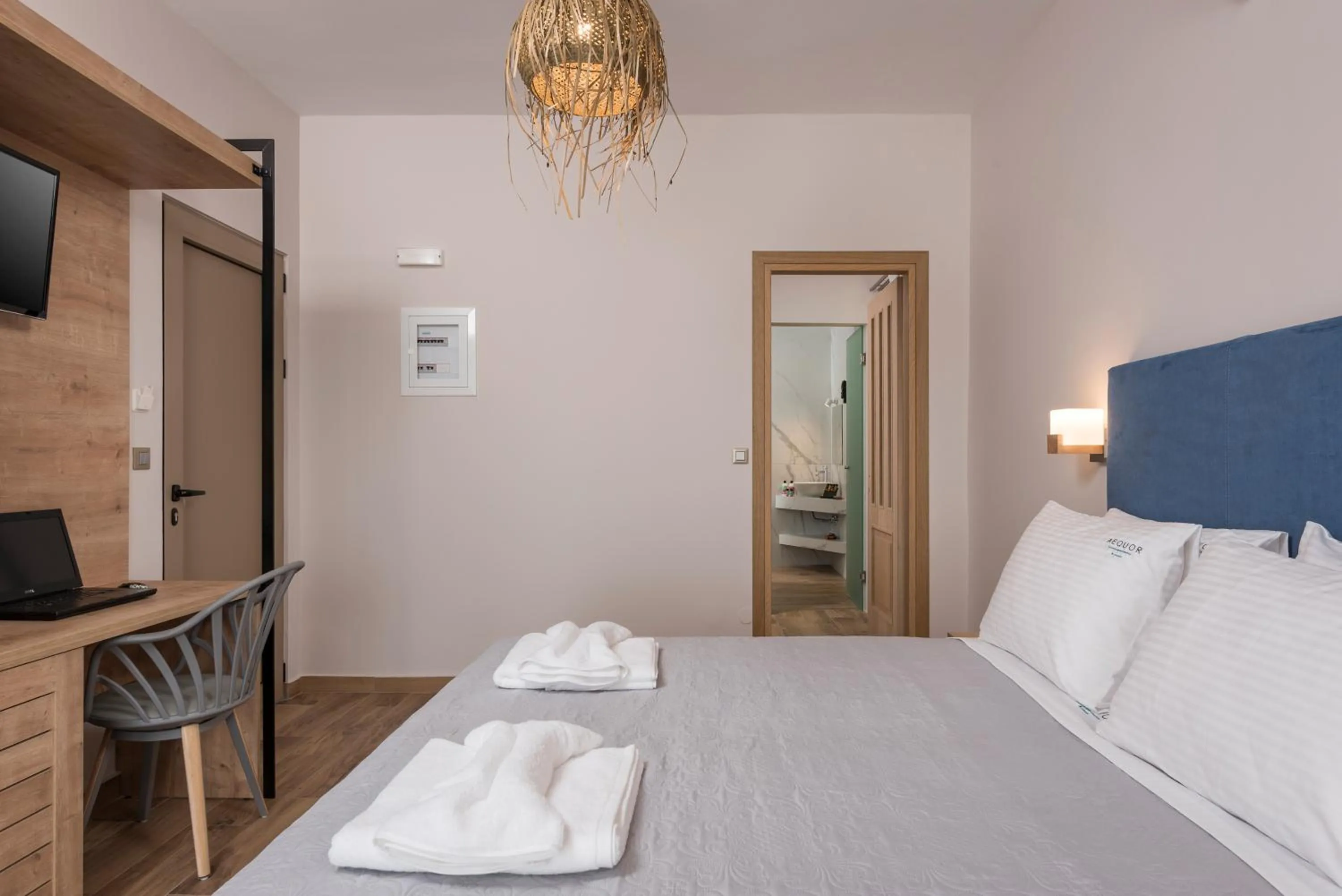 Bed in Aequor Luxury Rooms & Apartments