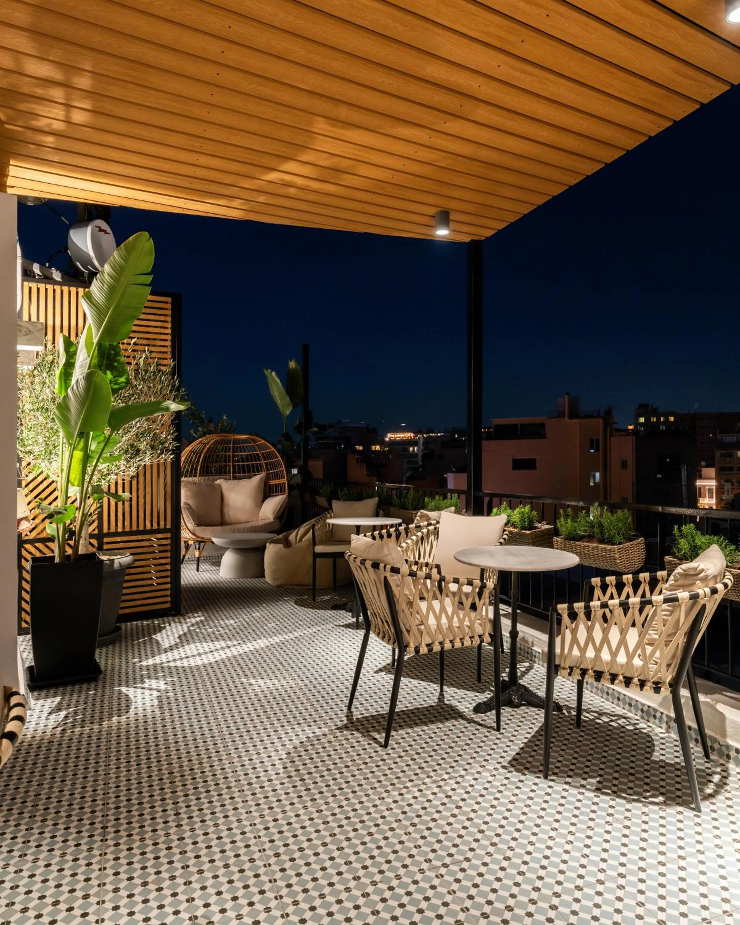 Seating area in PAME House