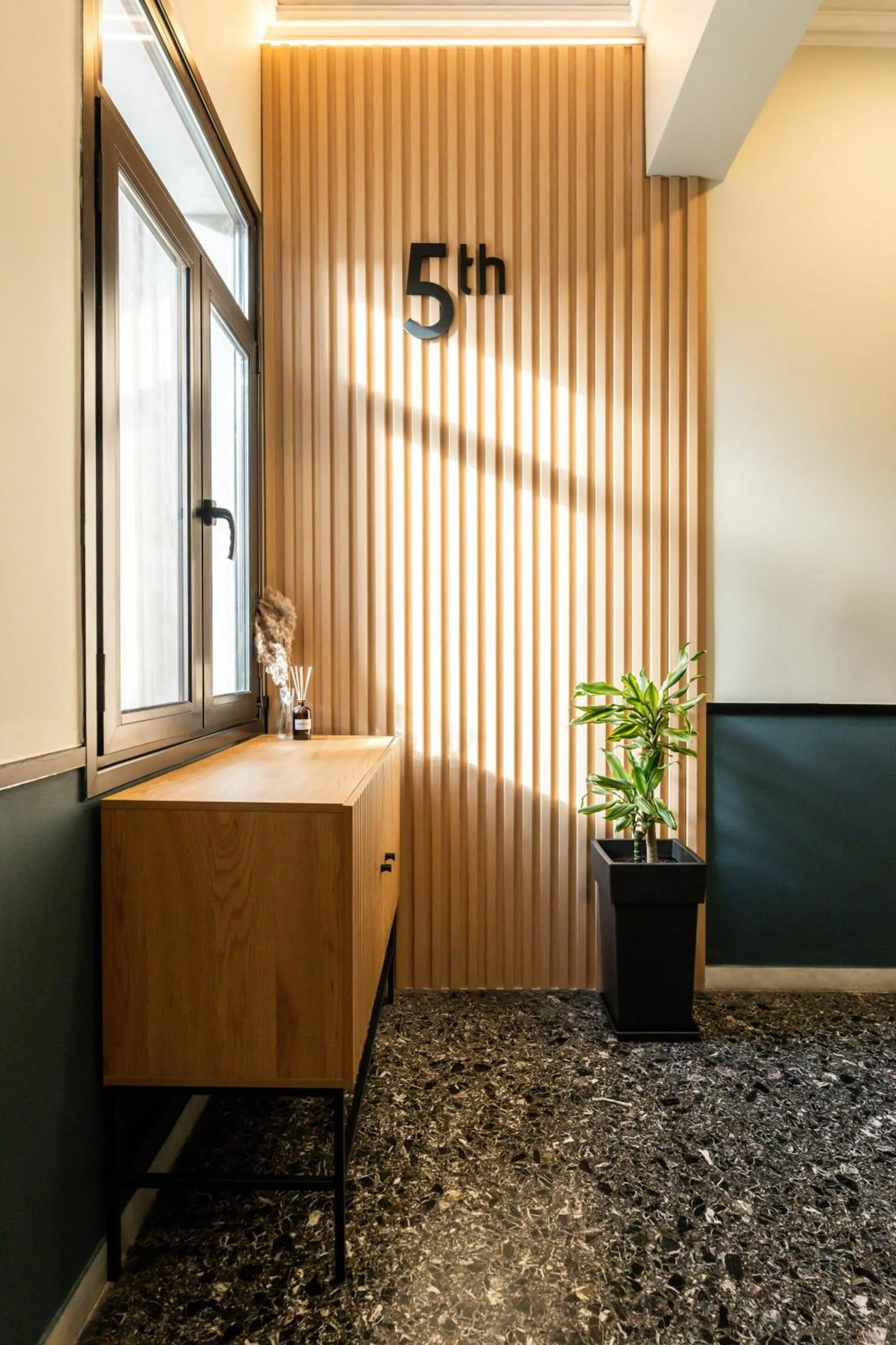 Decorative detail in PAME House