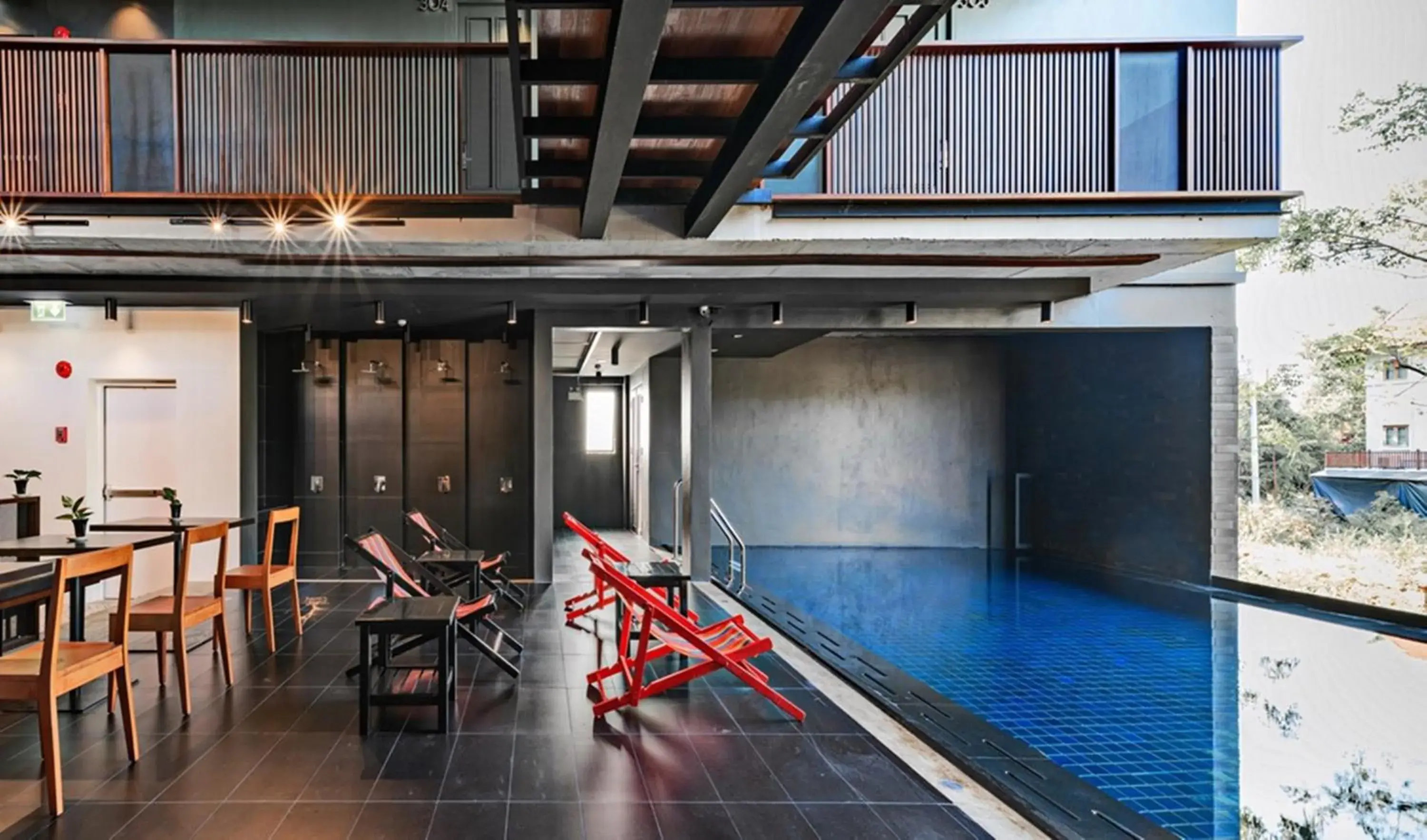 Swimming pool in Hua Hin Habitat Hotel- SHA Extra Plus Swimming pool in Hua Hin Habitat Hotel- SHA Extra Plus