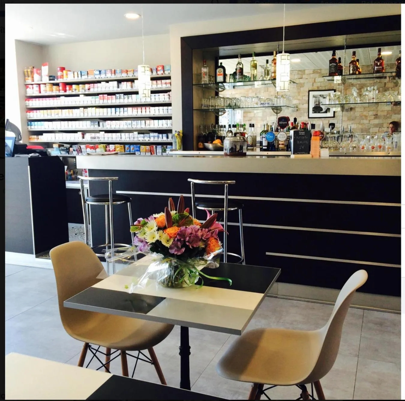 Lounge or bar in La Caroline