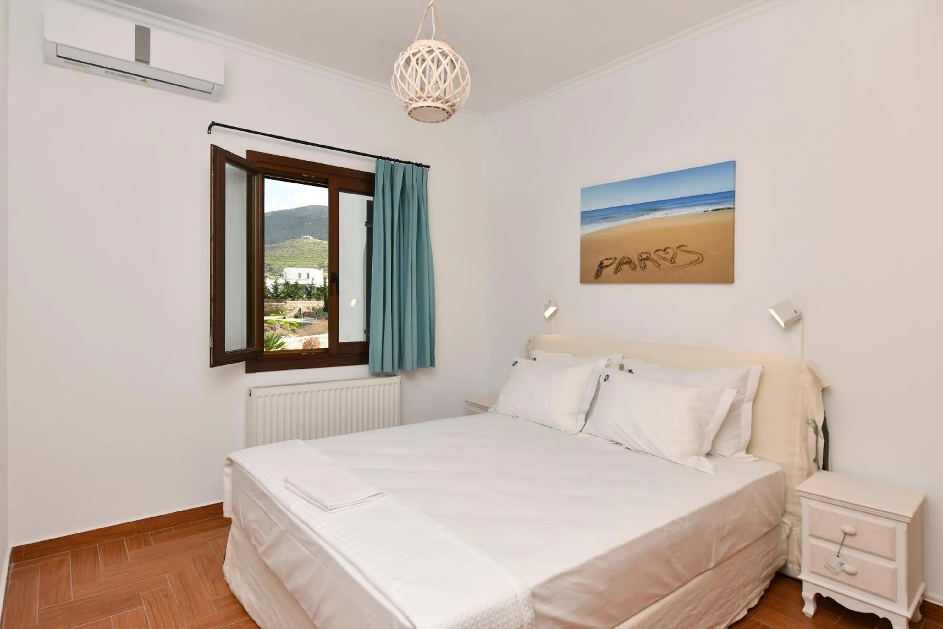 Bedroom, Bed in Villa Trifylia