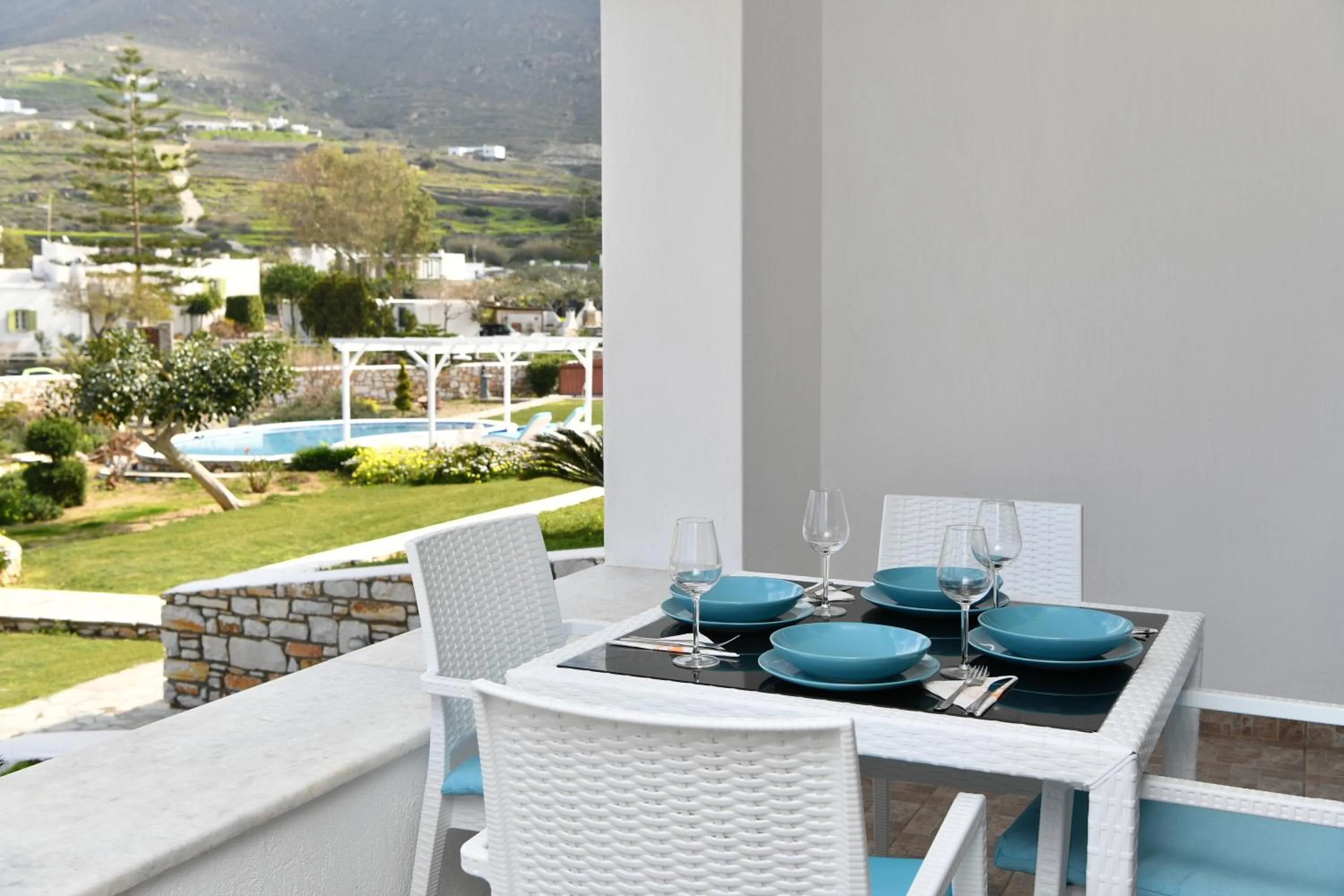 Balcony/Terrace in Villa Trifylia