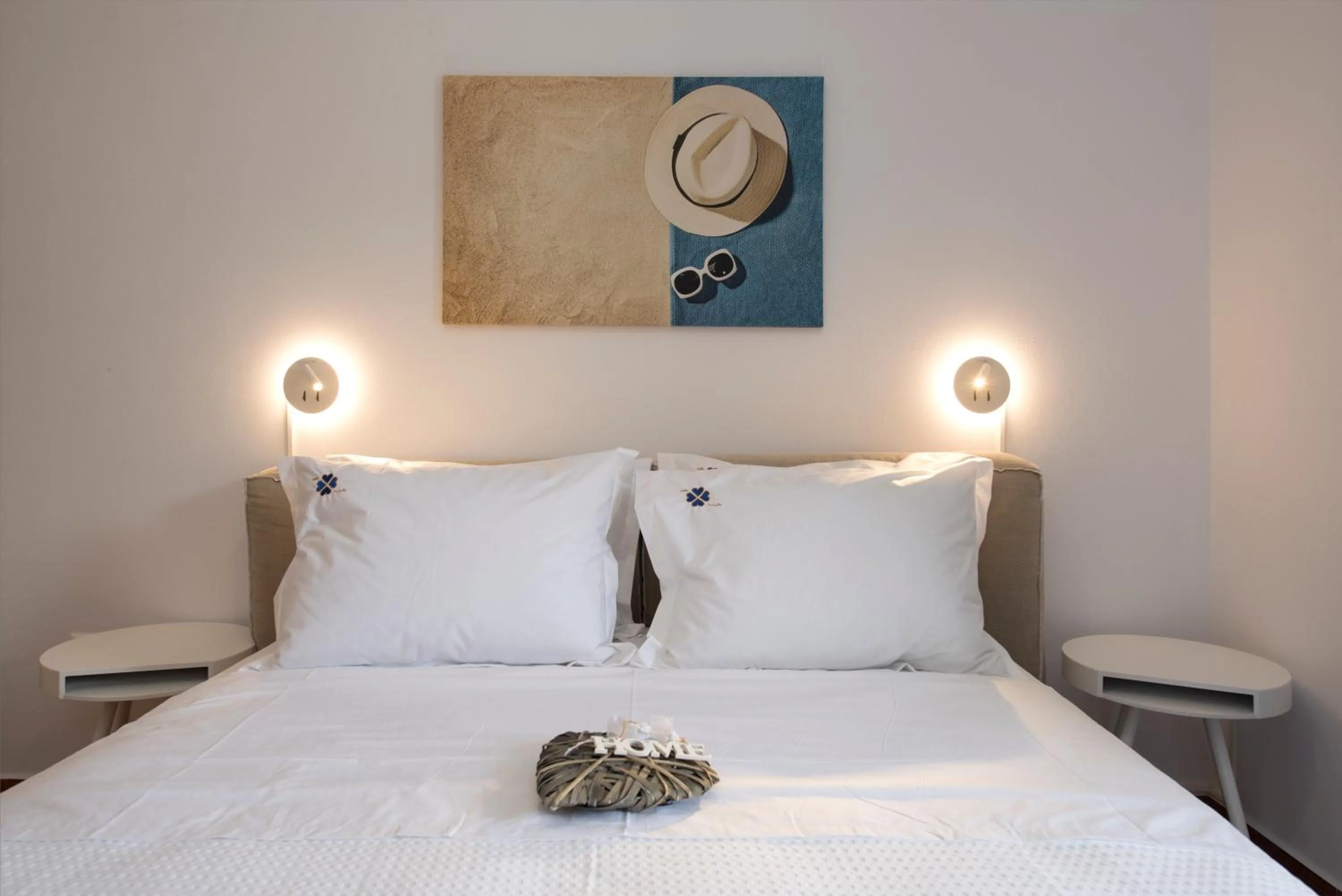 Bedroom, Bed in Villa Trifylia