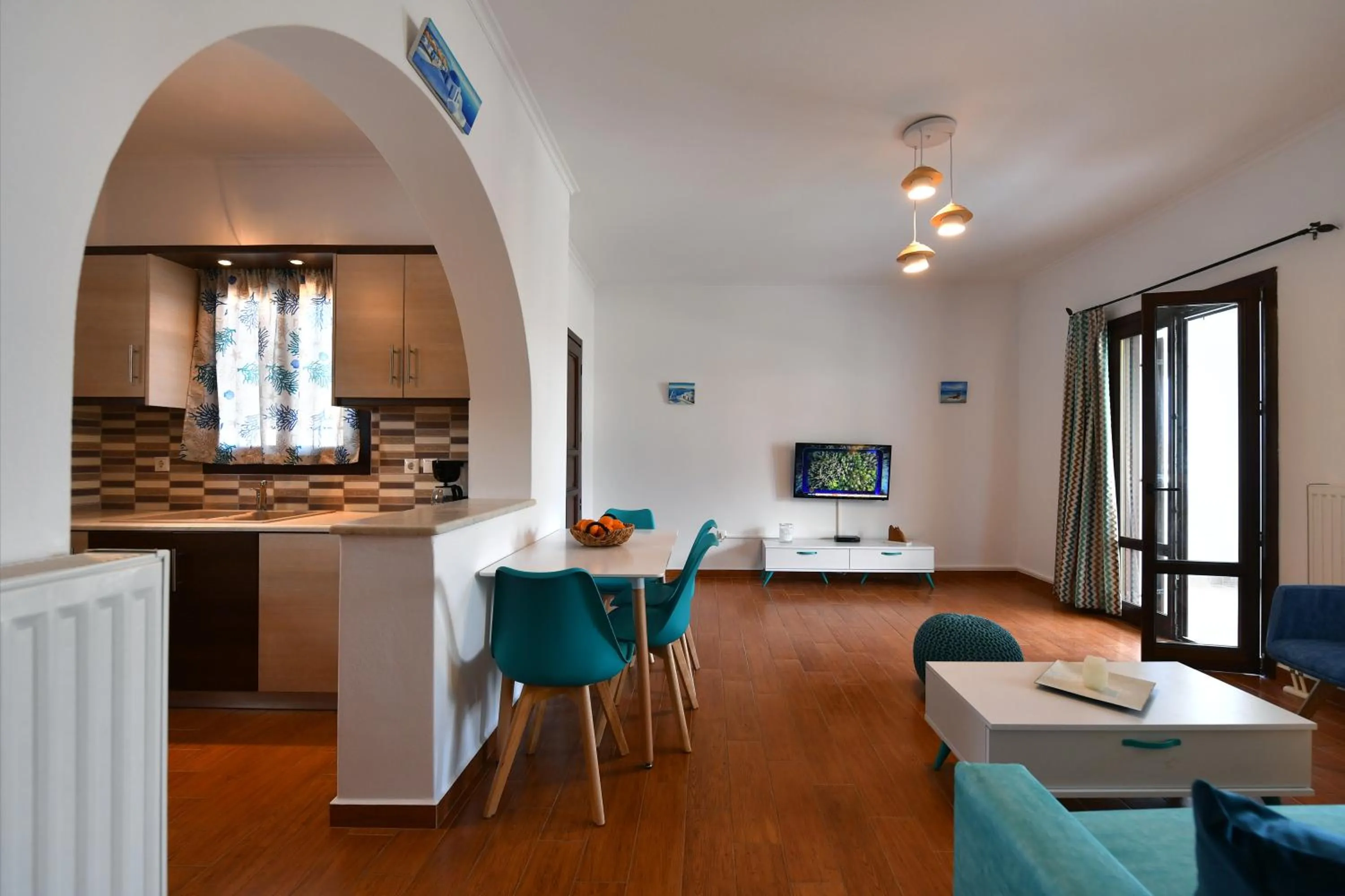 Dining area in Villa Trifylia