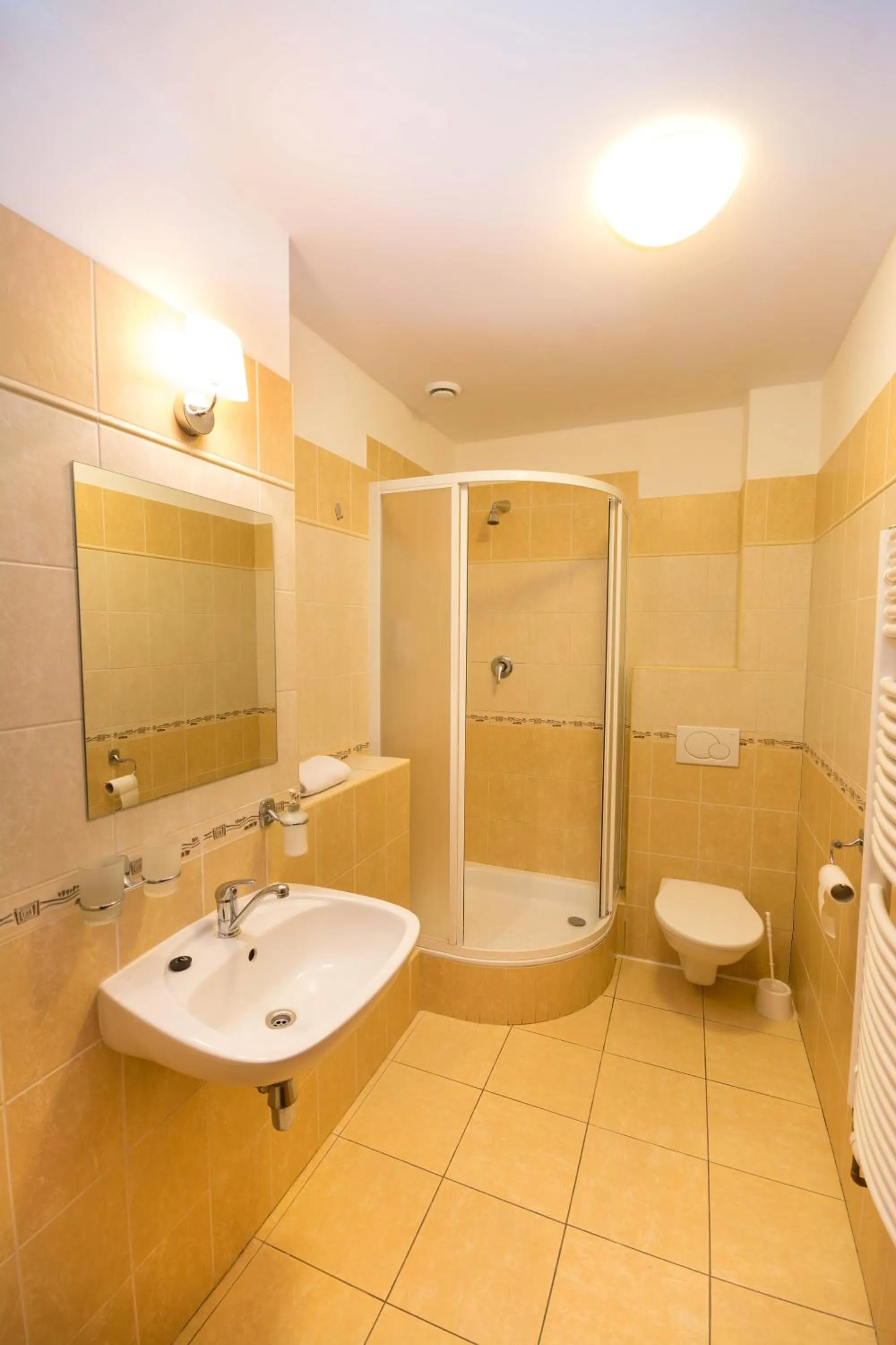 Shower in Hotel Na Kocandě