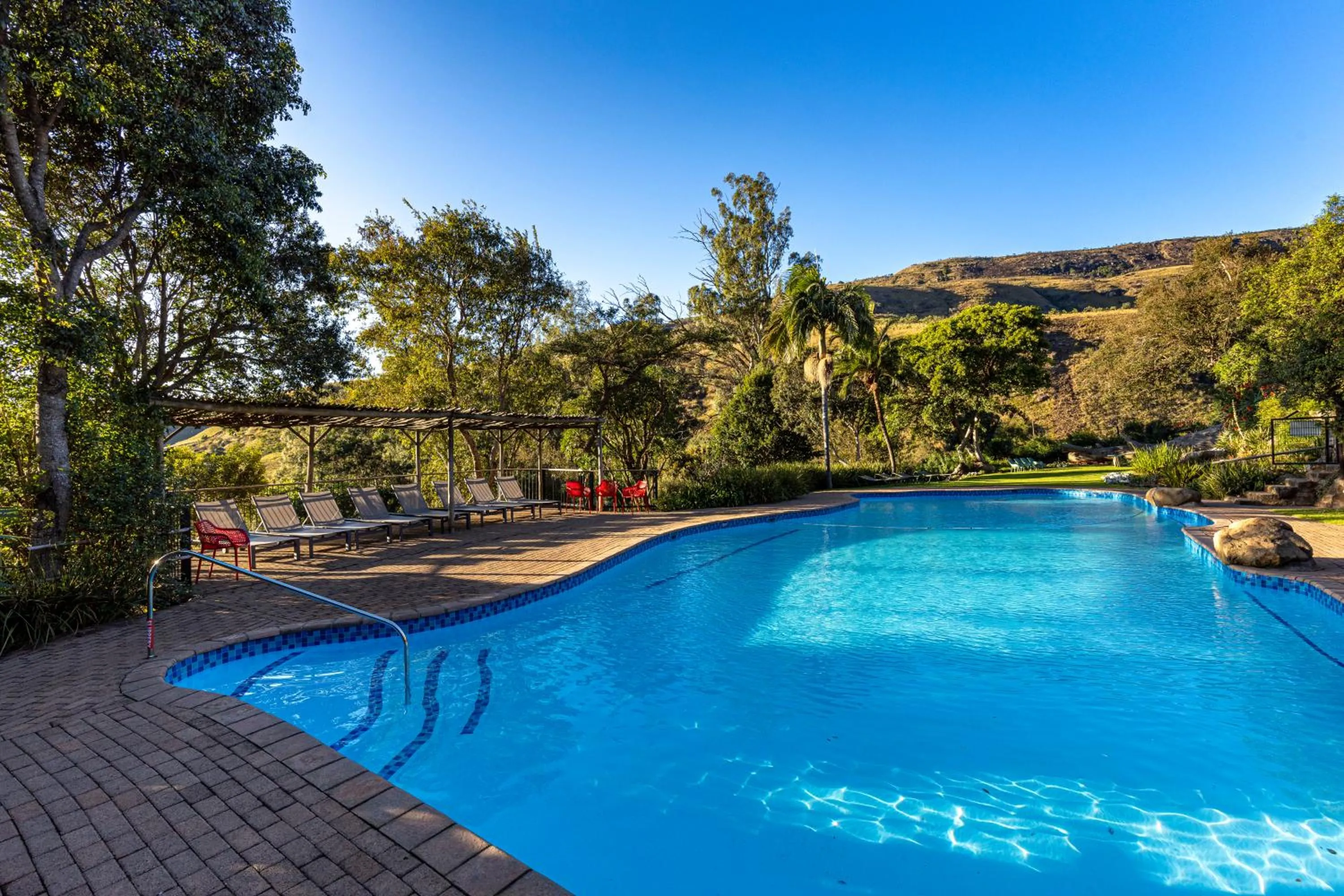 Swimming pool in Cavern Resort & Spa