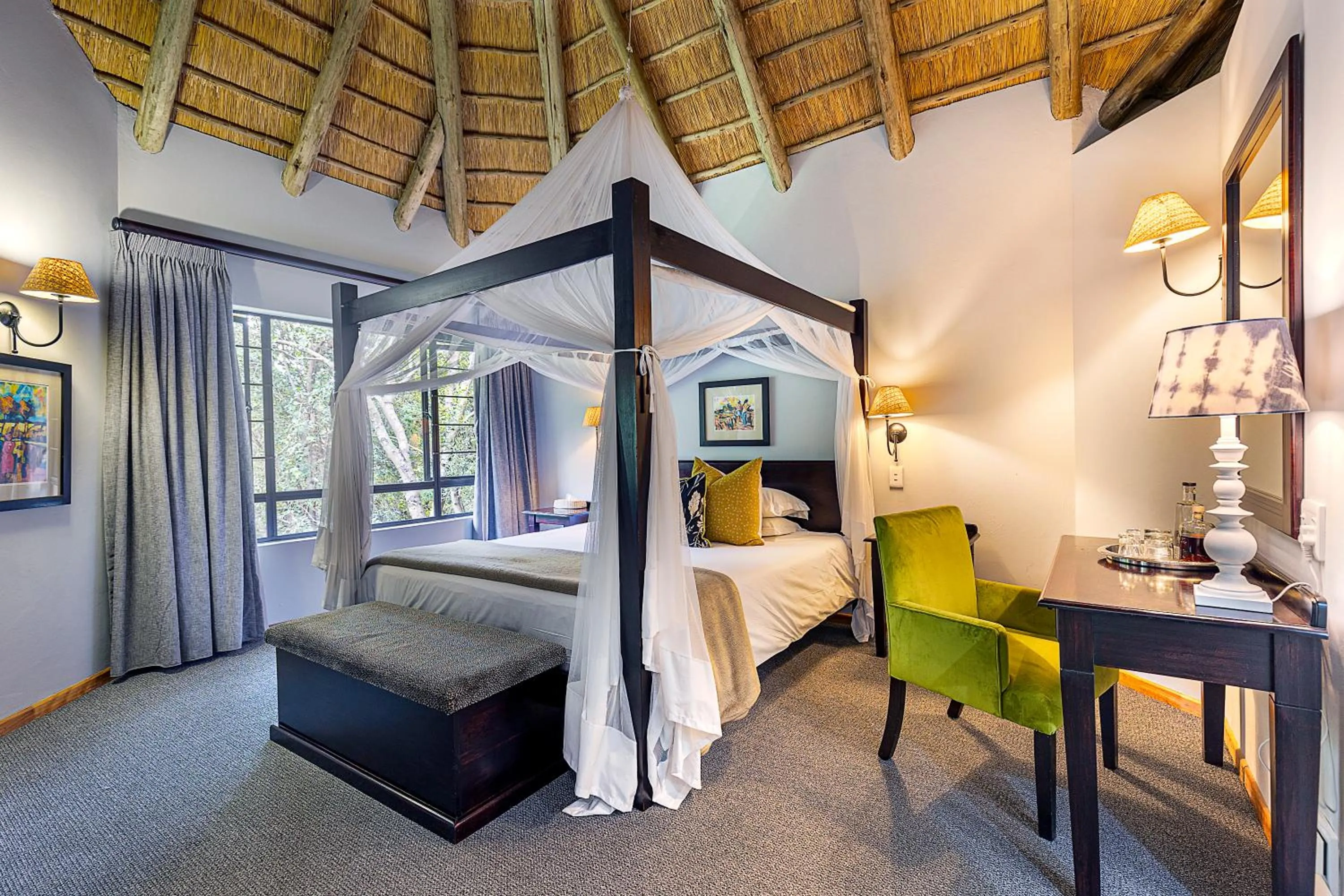 Bedroom, Bed in Cavern Resort & Spa