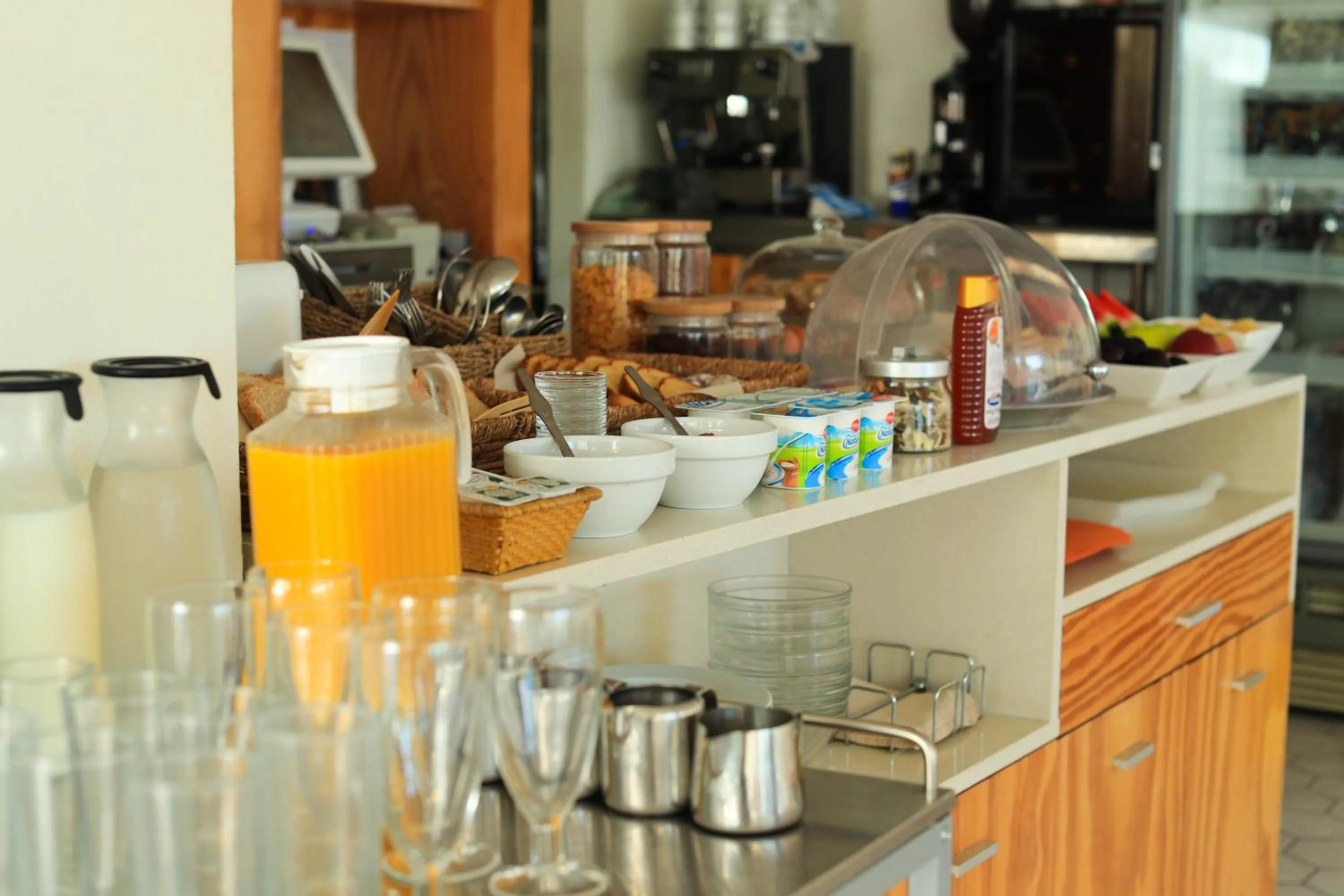 Continental breakfast in Es Mitjorn Hotel