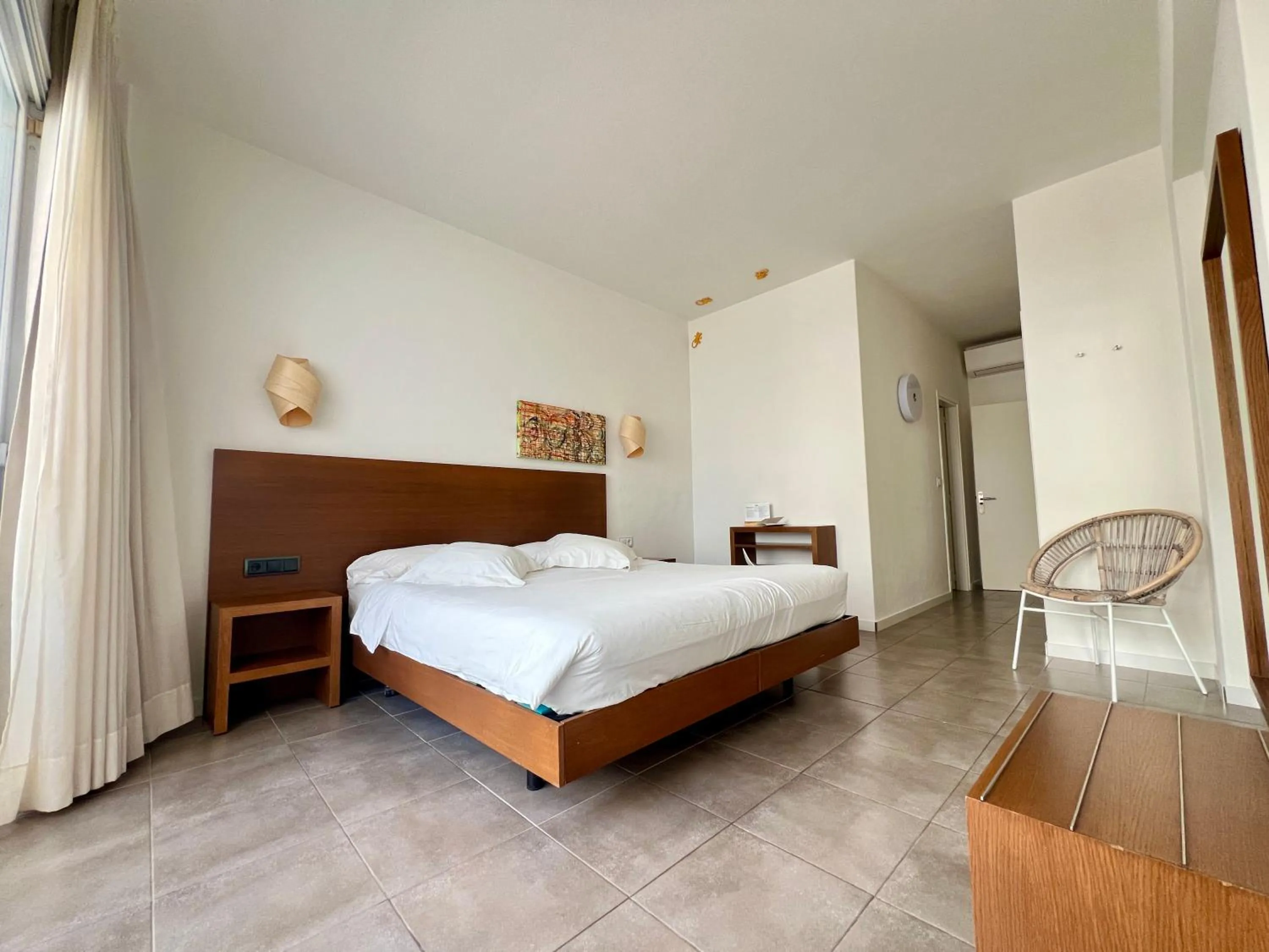 Bed in Es Mitjorn Hotel