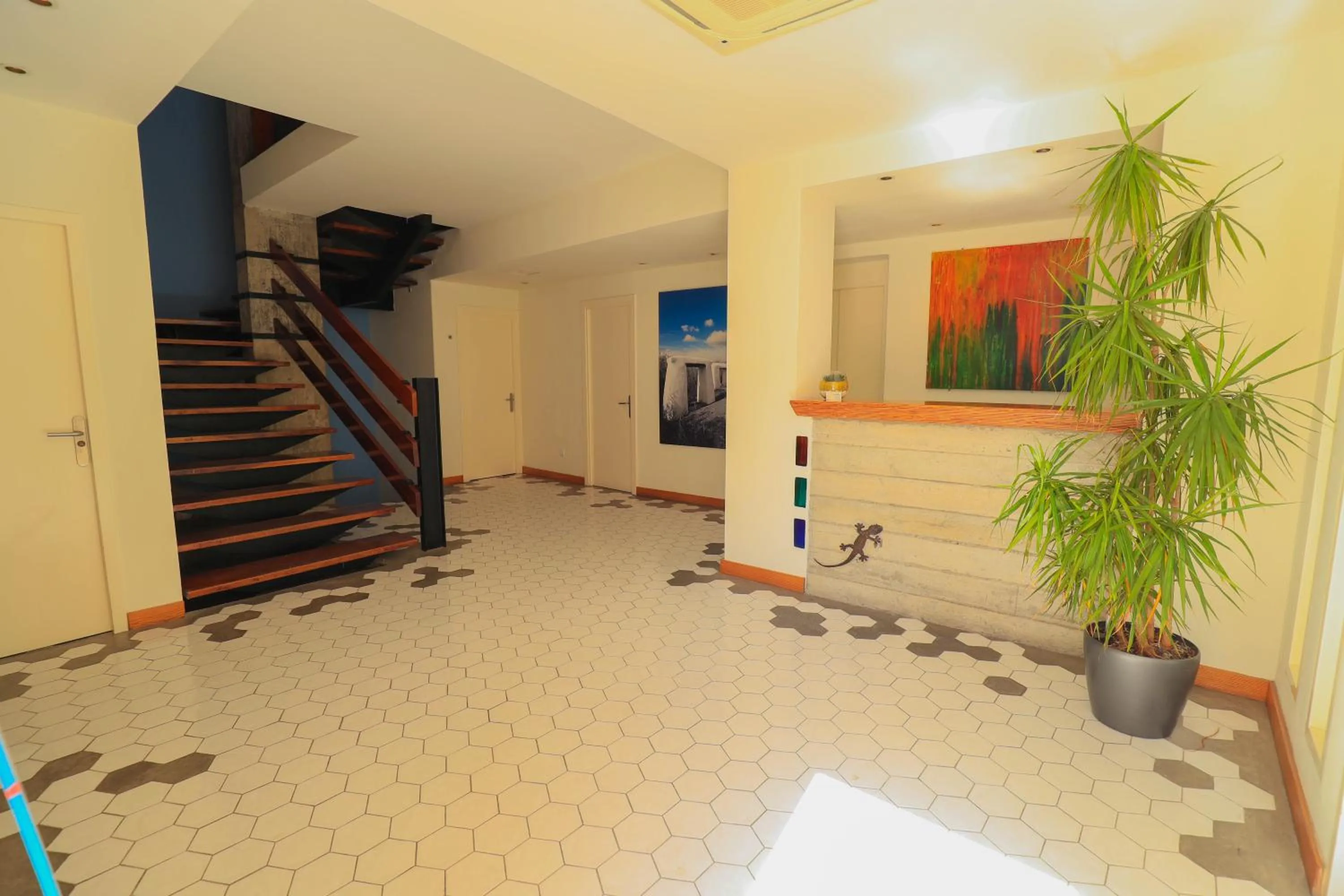 Lobby or reception in Es Mitjorn Hotel