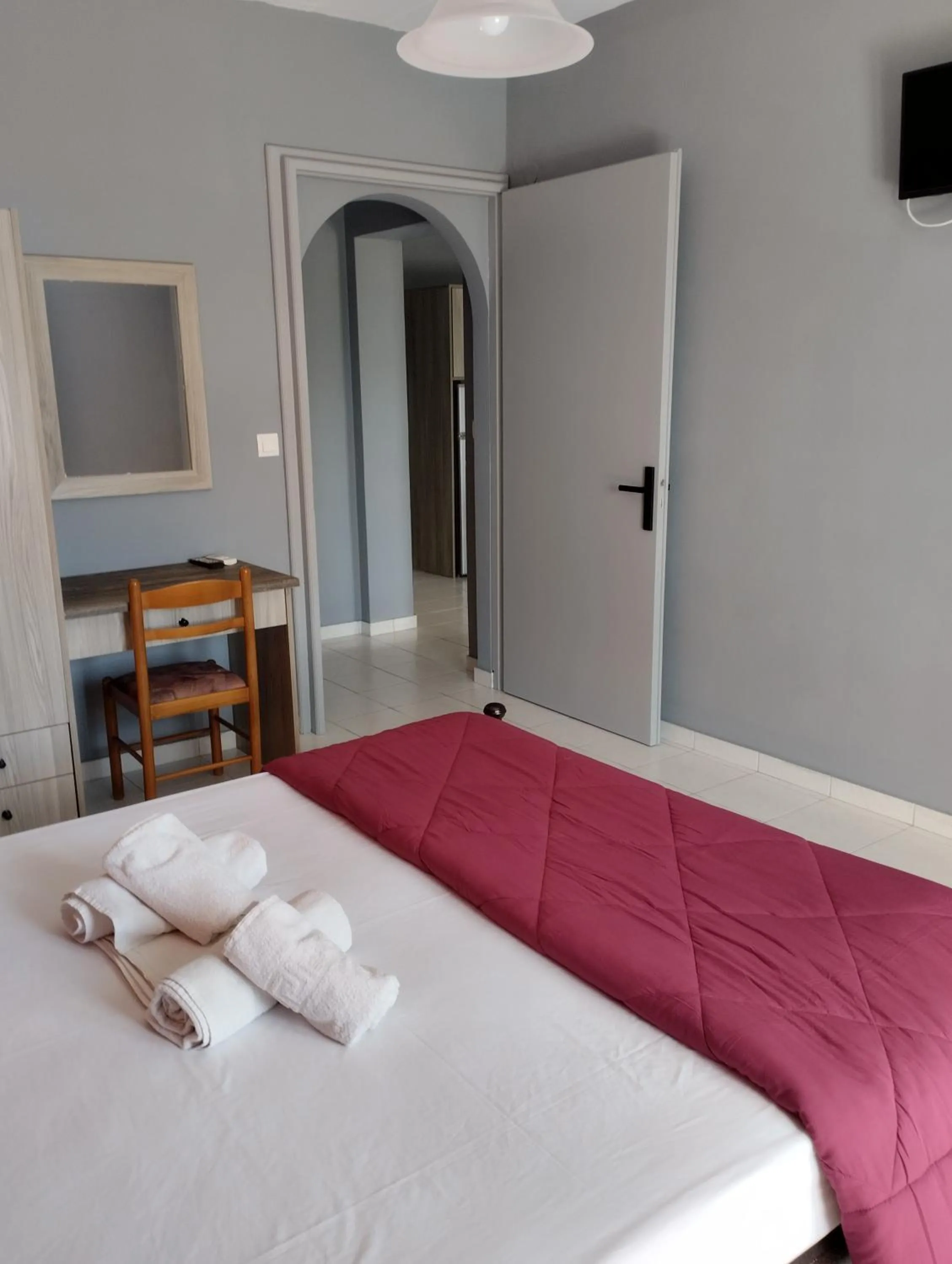 Bedroom, Bed in Asteras Studios